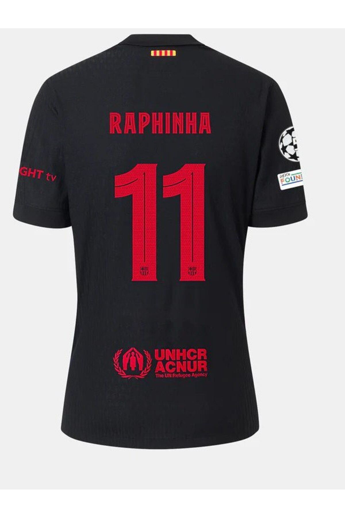 kombinezyum 2024/25 Barcelona #11 RAPHİNHA Deplasman Forması (BLACK)