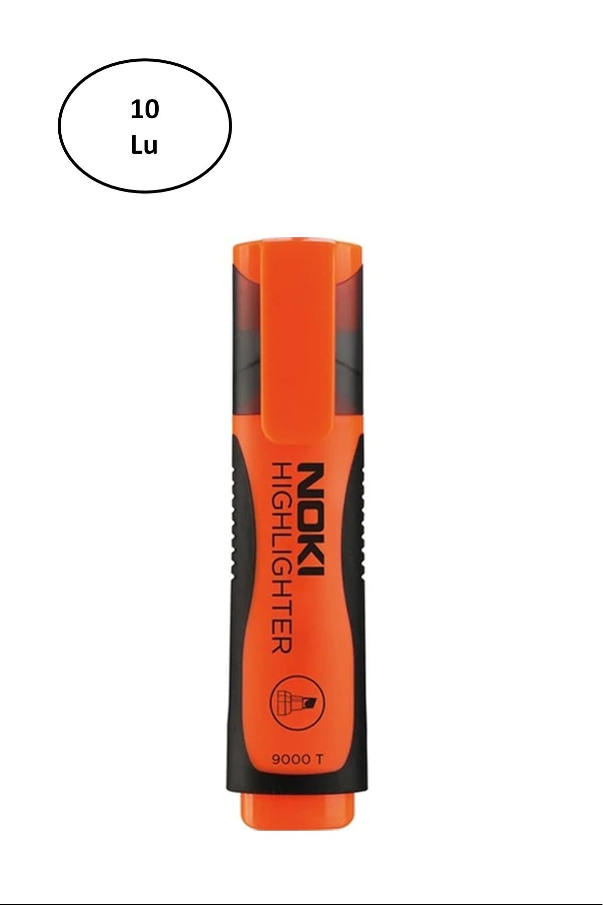 PRATİKOBA Noki Fosforlu Kalem Turuncu 9000T 10'lu