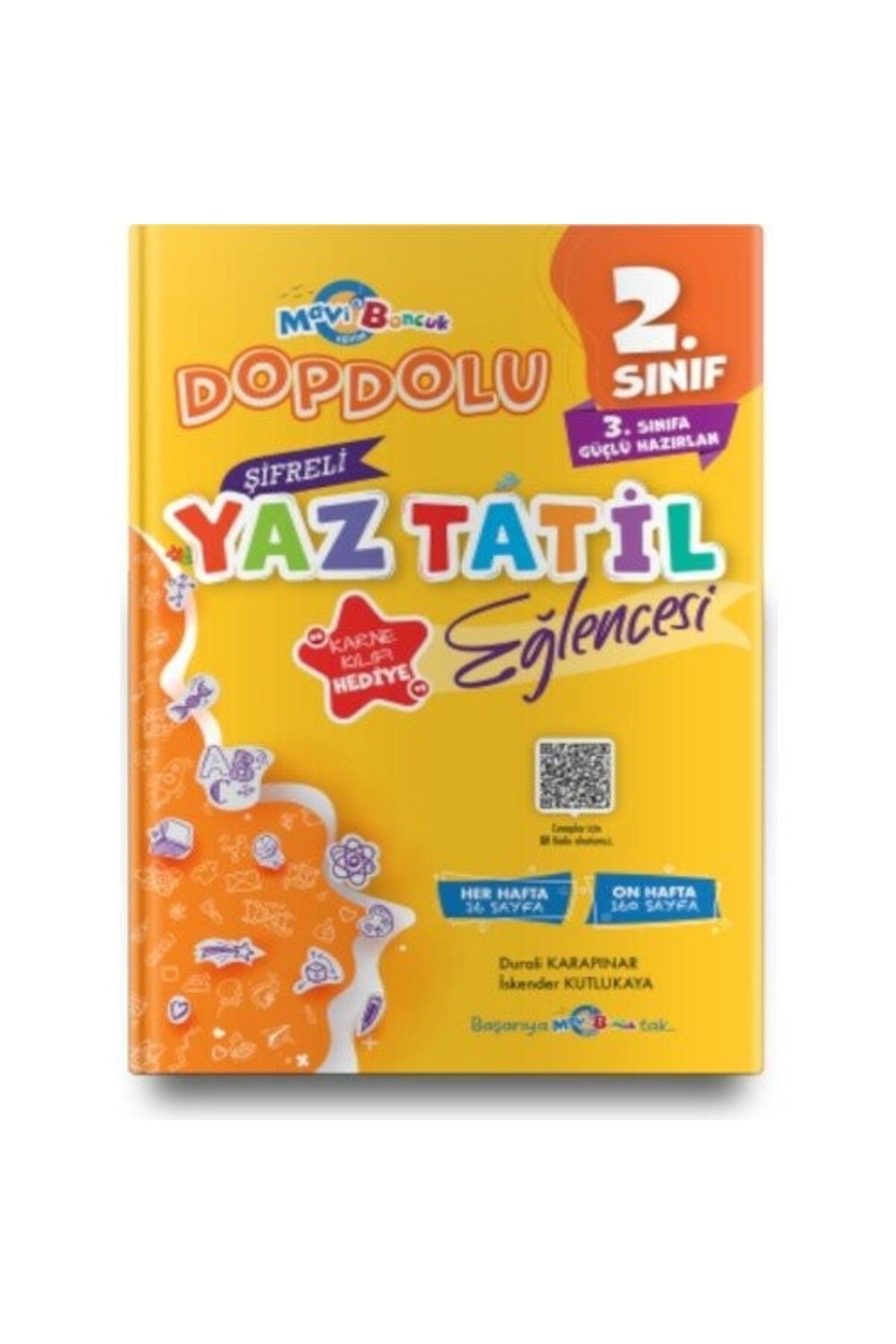 Mavi Boncuk 2. Sınıf Şifreli Yaz Tatil Eğlencesi Mavi Boncuk Yayınları