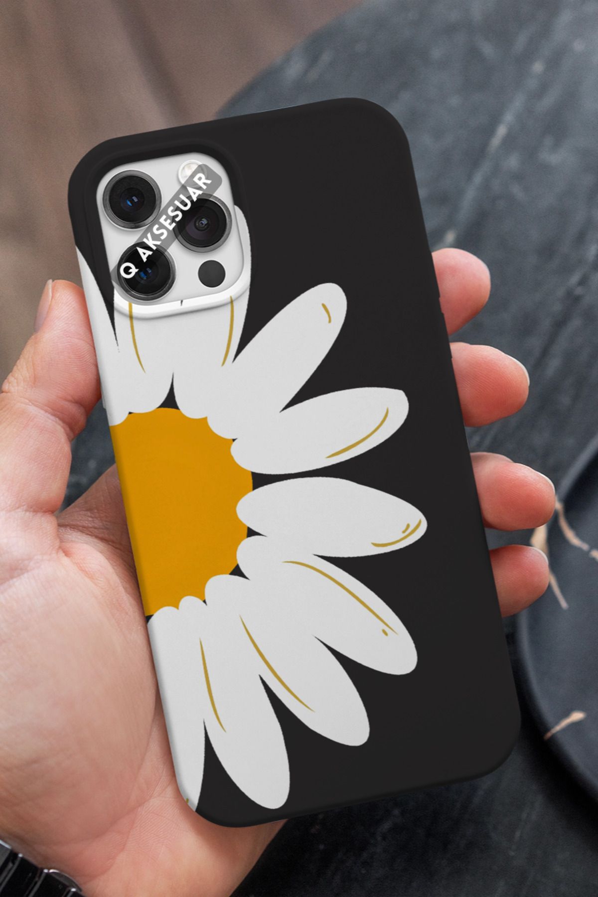 Q Aksesuar Samsung Galaxy M31 Uyumlu Çiçek Tasarımlı Premium Telefon Kılıfı
