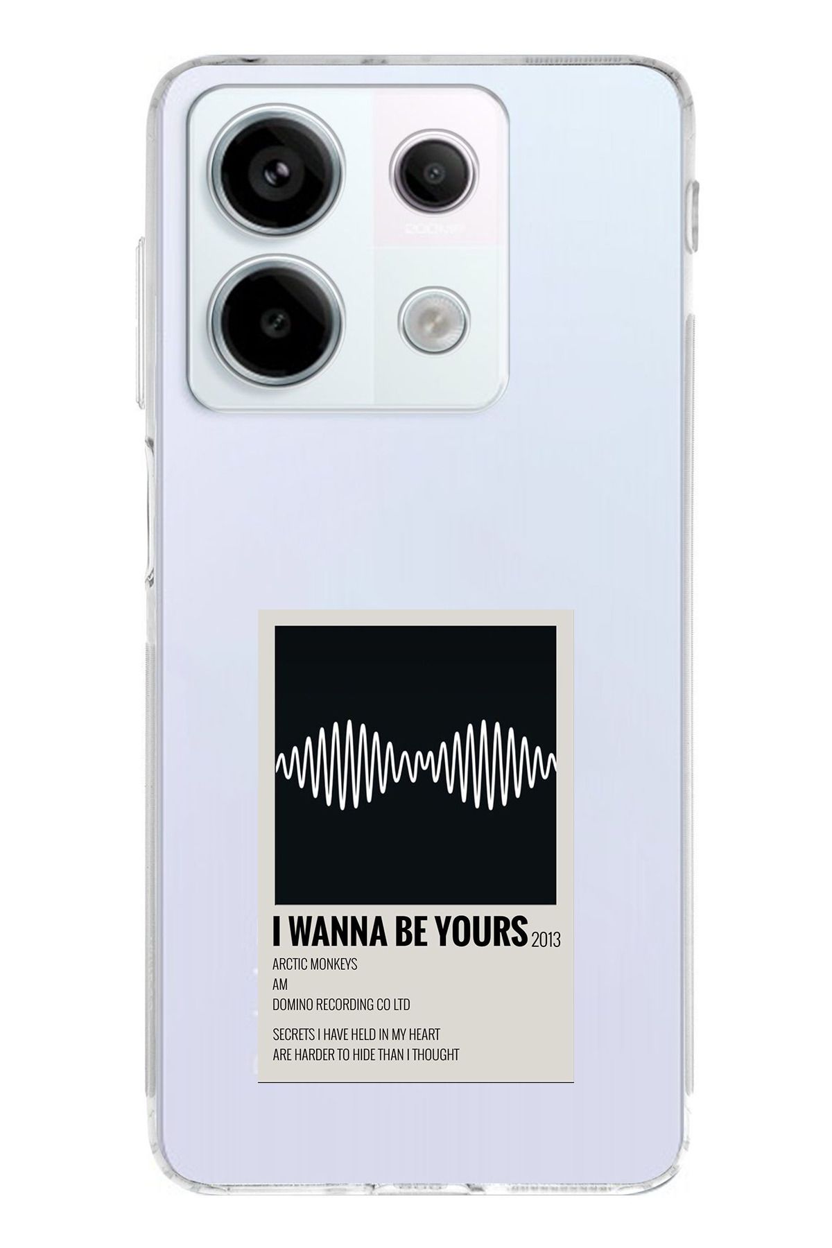 TechTree Redmi Note 13 PRO 5G Uyumlu I Wanna Be Yours Şeffaf Silikon Kılıf