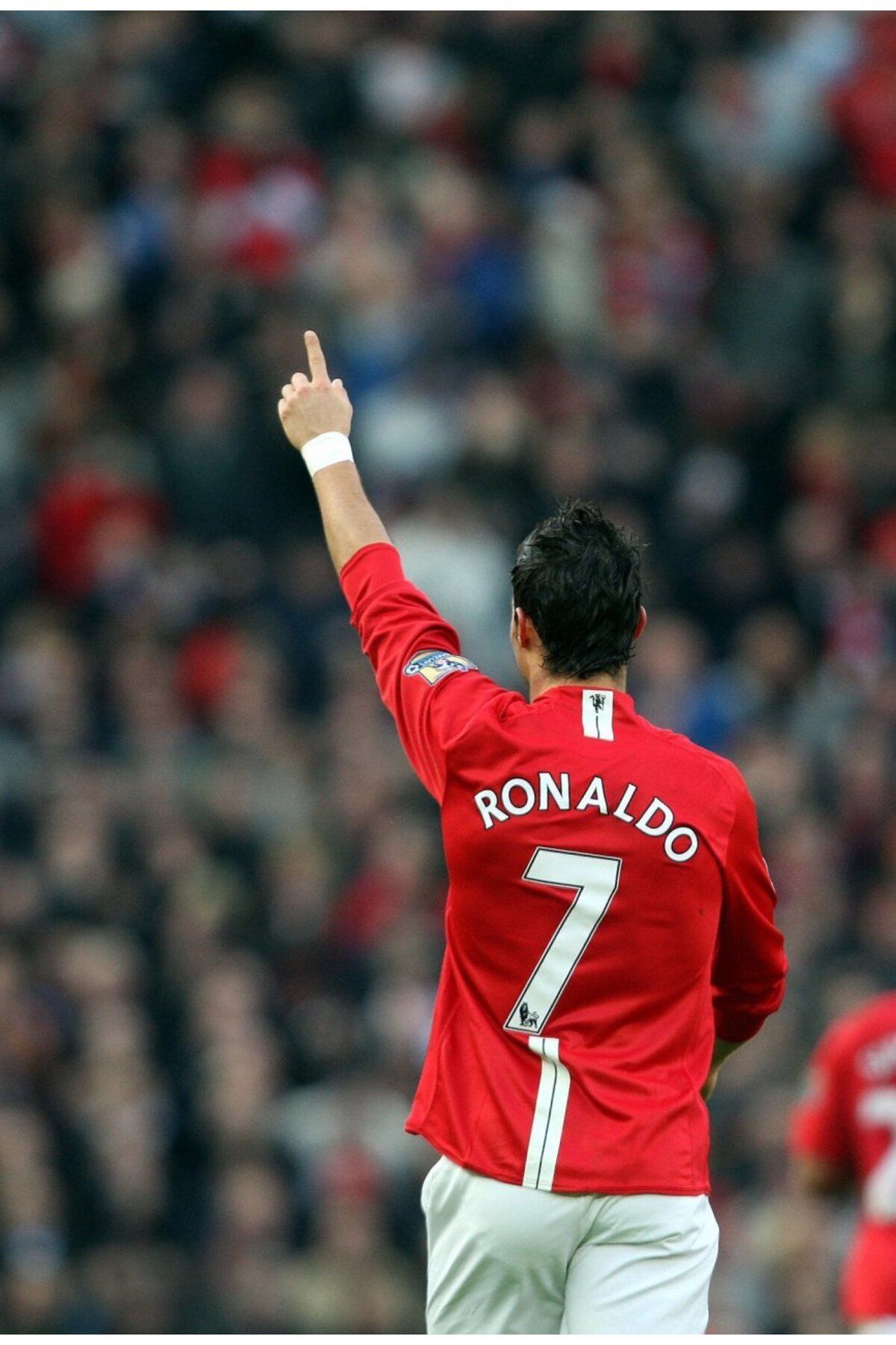 kombinezyum Manchester United 07/08 #7 C.RONALDO Uzun Kollu Retro Forma (RED)