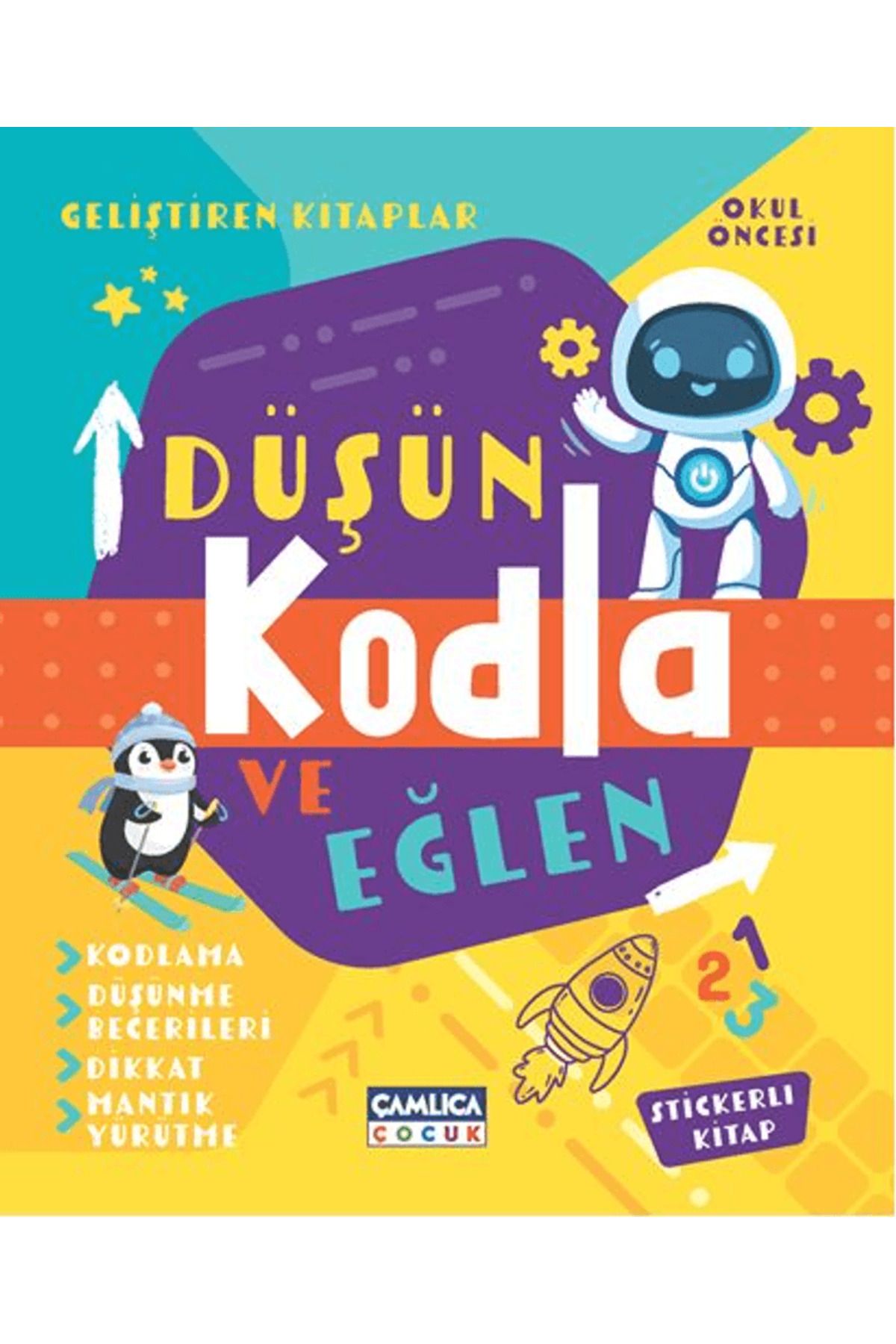 Çamlıca Çocuk Yayınları Düşün Kodla ve Eğlen / Nuran Ferhan Can / Çamlıca Çocuk Yayınları / 9786256422742