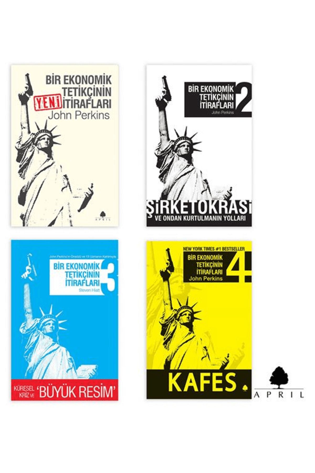 April Yayıncılık Bir Ekonomik Tetikçinin İtirafları Seti 4 Kitap / Kolektif / April Yayıncılık / 9786259725604