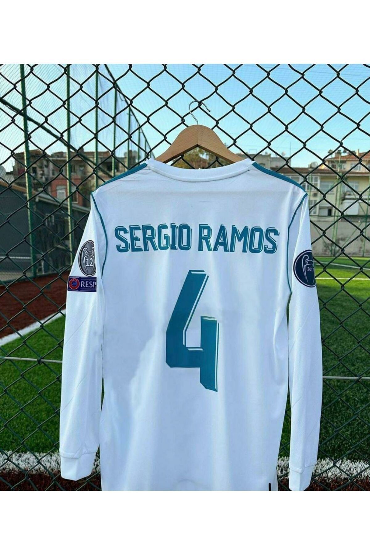 AJAX STAR R.E.A.L M.A.D.R.İ.D 2018 KİEV FİNALİ SERGİO RAMOS YETİŞKİN FORMASI ( UZUN KOL )