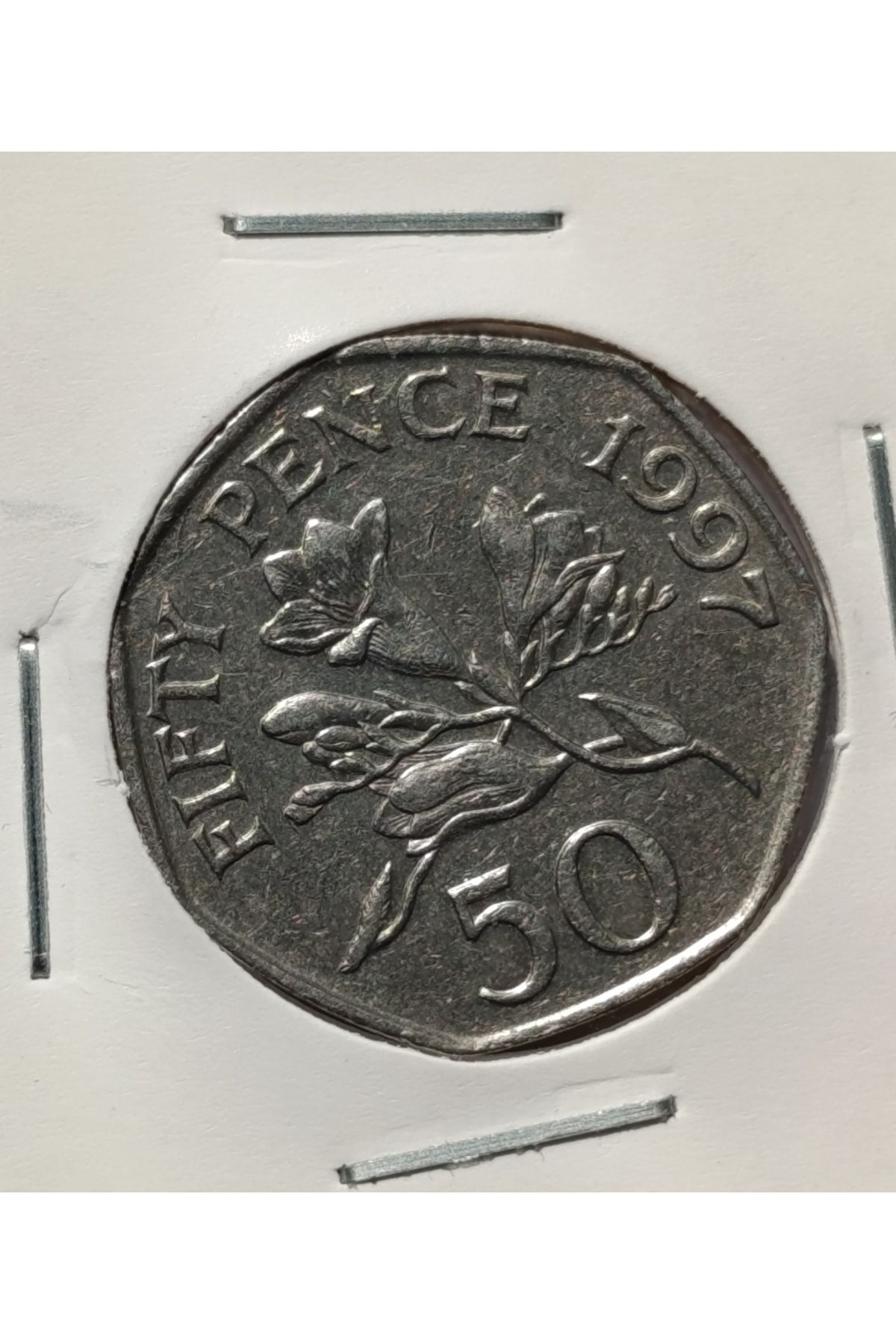 Koleksiyon GUERNSEY 1997 YILI 50 PENS ÇİL(-)