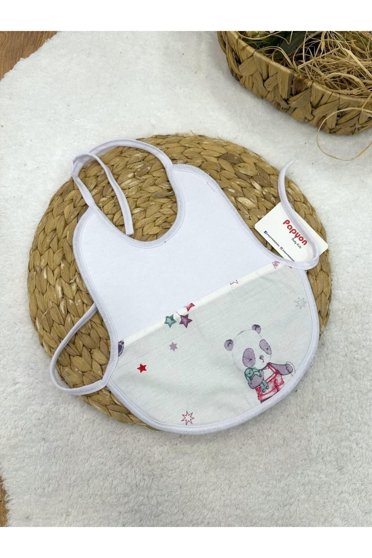 Papyon Baby Kids Büyük Boy Baskılı Penye Bebek Önlük