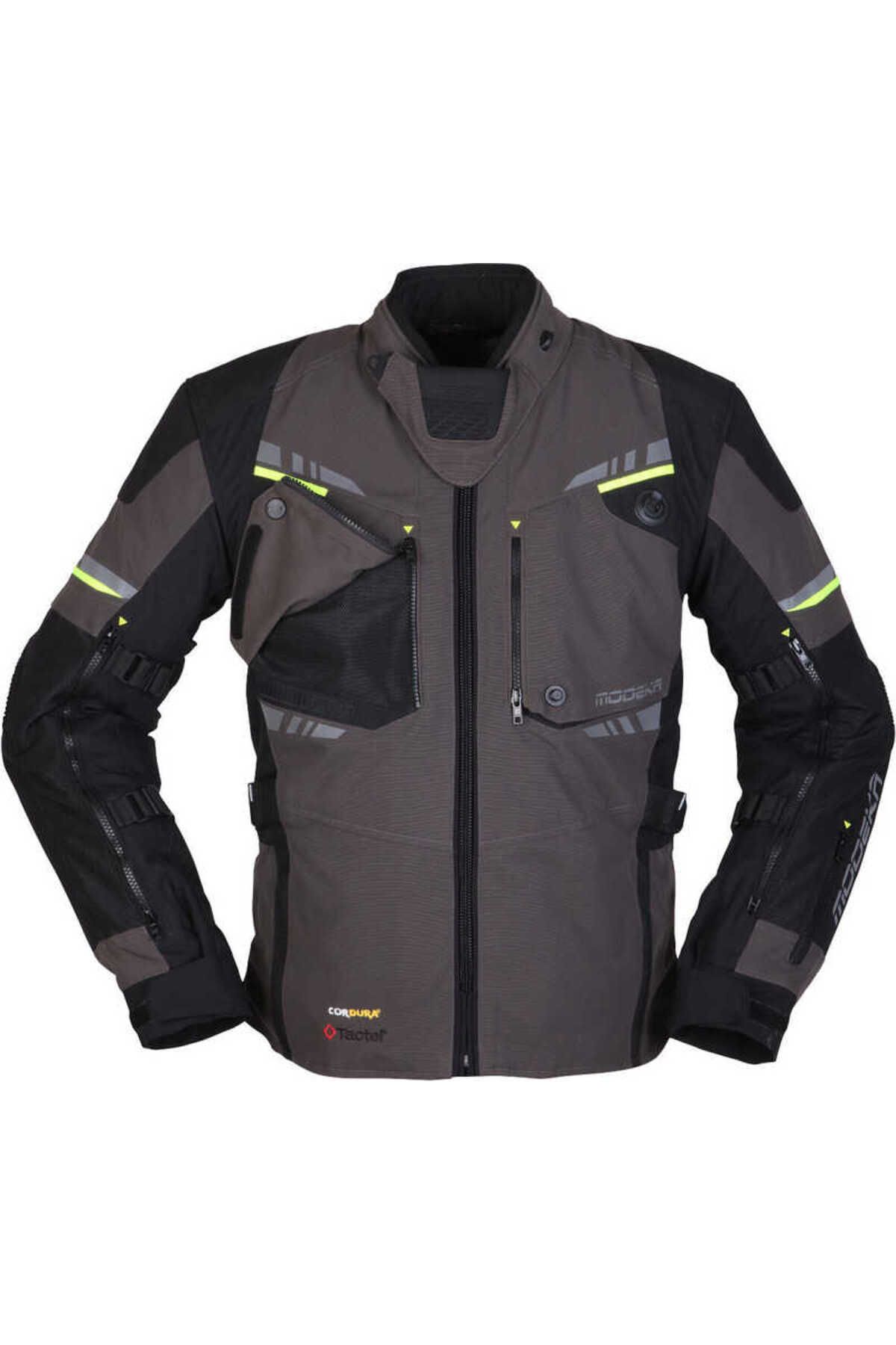 Modeka TARAN WATERPROOF CEKET SİYAH KOYU GRİ