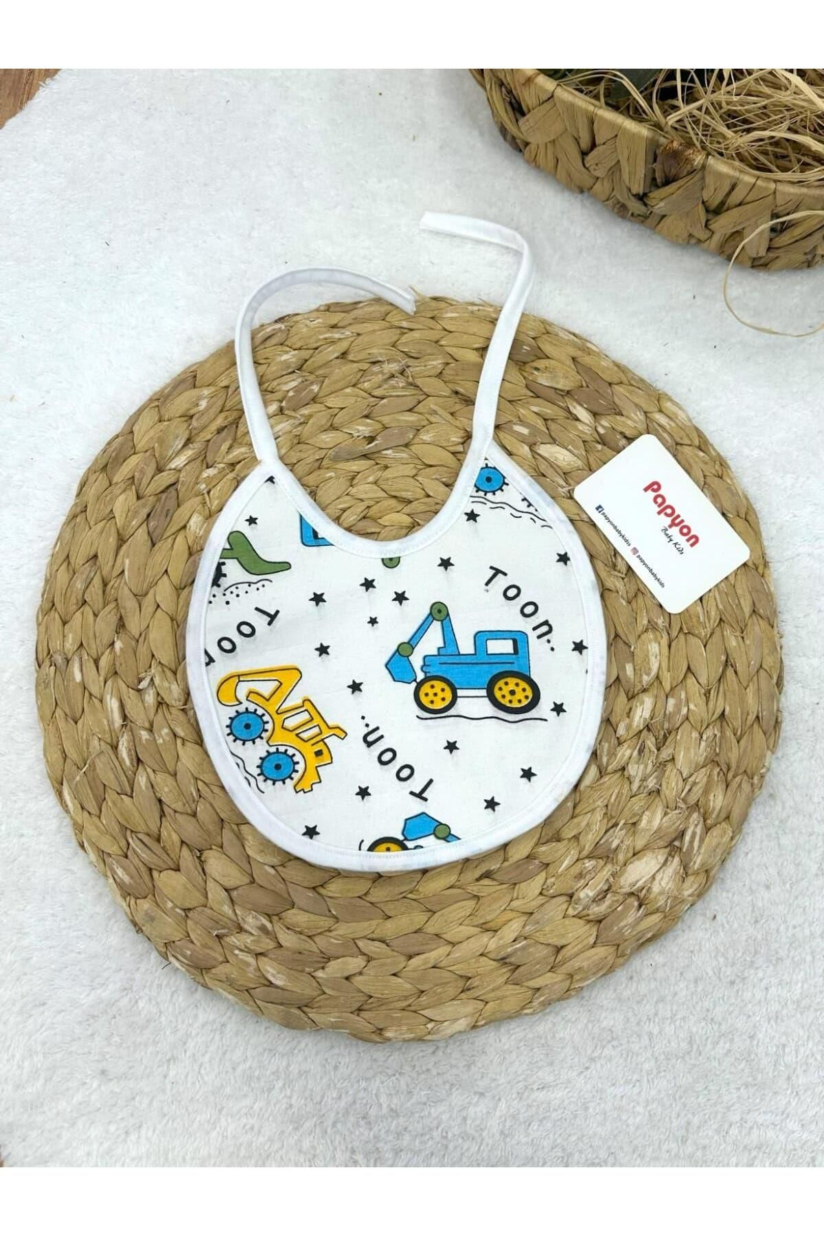 Papyon Baby Kids Küçük Boy Baskılı Penye Bebek Önlük
