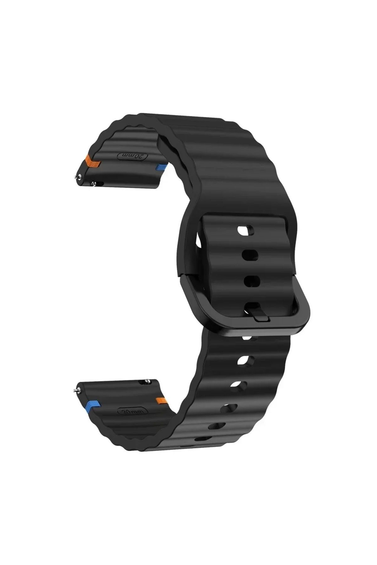 Dmay Amazfit Active / Gtr Mini / Cheetah (Square) Uyumlu Tokalı Silikon Kordon 20MM