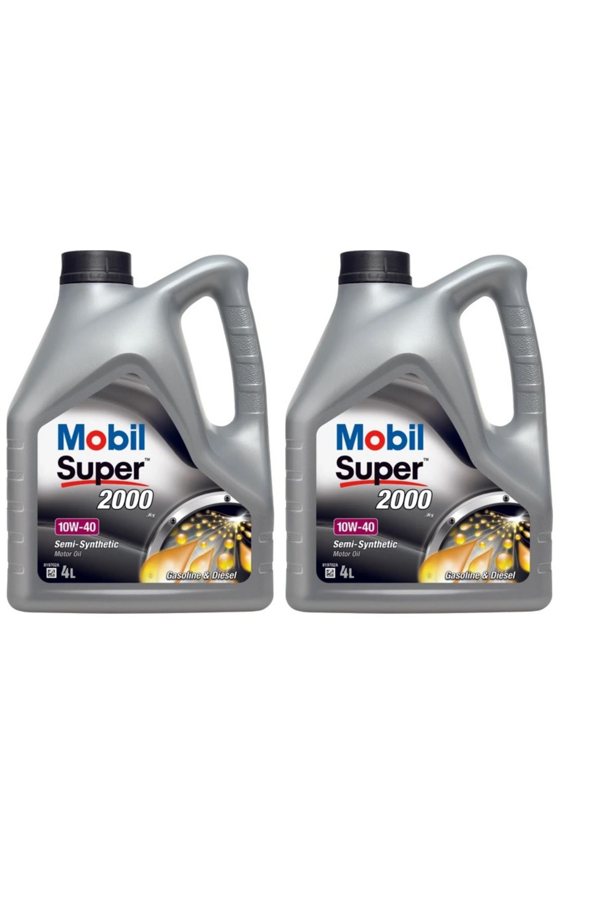 Mobil MOBİL SUPER 2000 10W-40 MOTOR YAĞI 2*4 LT 8 LT MOTOR YAĞI