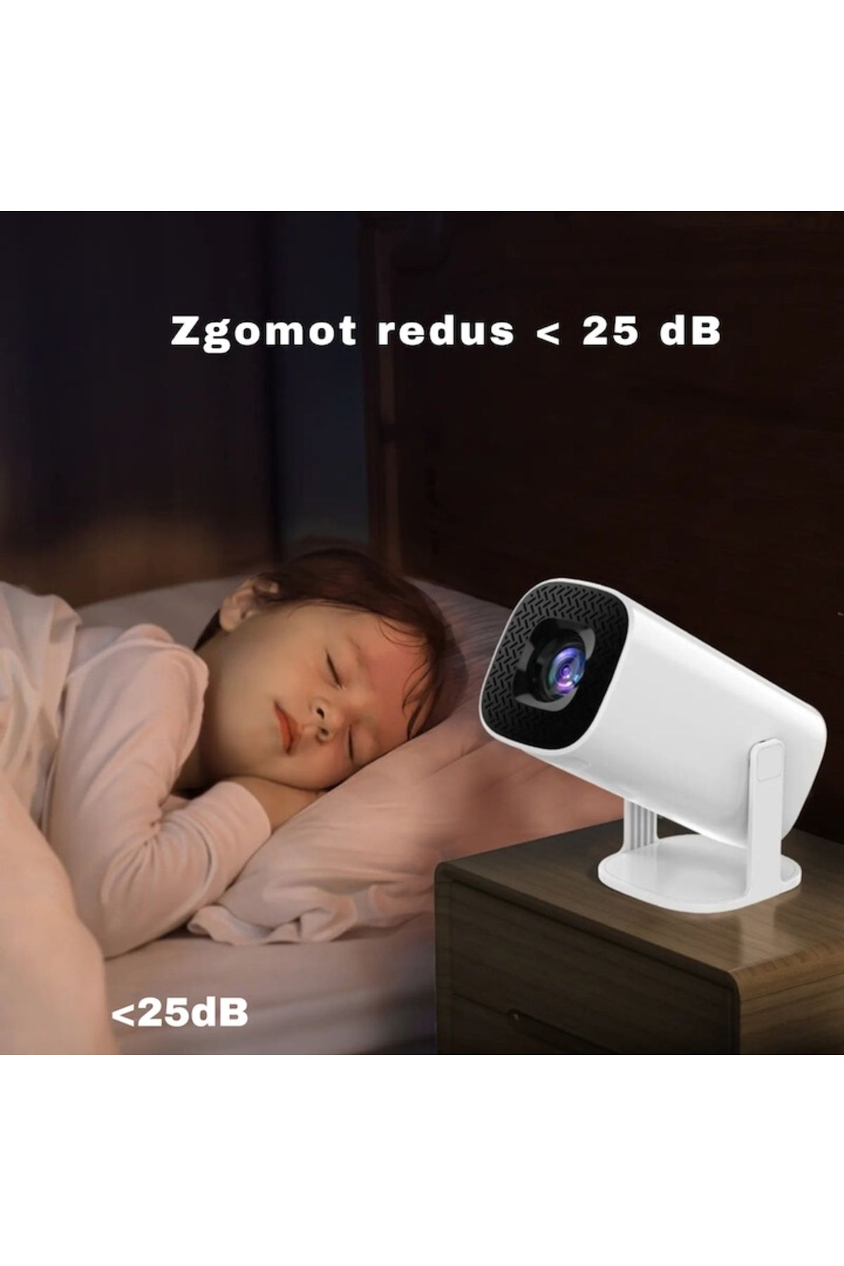 varioshop-VarioShop® Video Projector and Controller Set, Smart 4K, Wi-Fi, Bluetooth, HD Resolution 1280x720p, Si 8