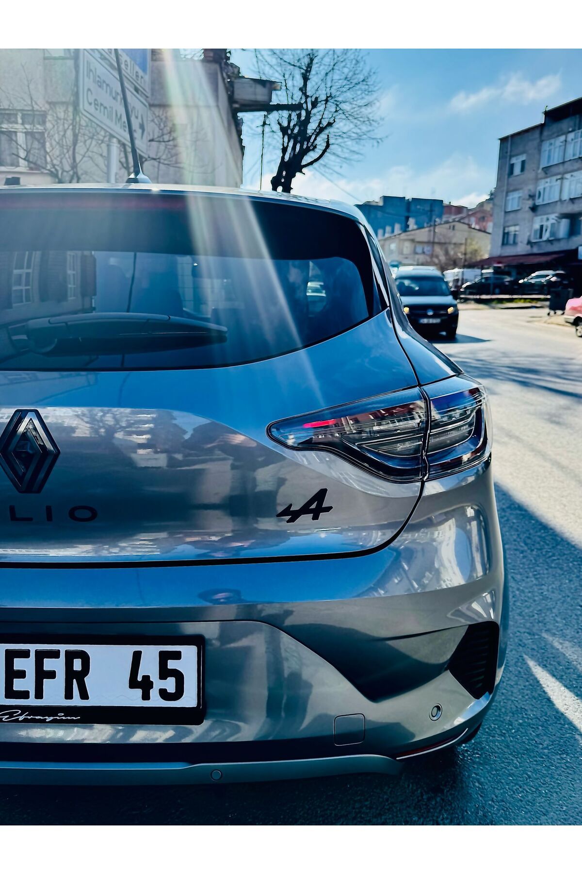 just3dprintings Renault Clio Alpine Arka Logo – Siyah