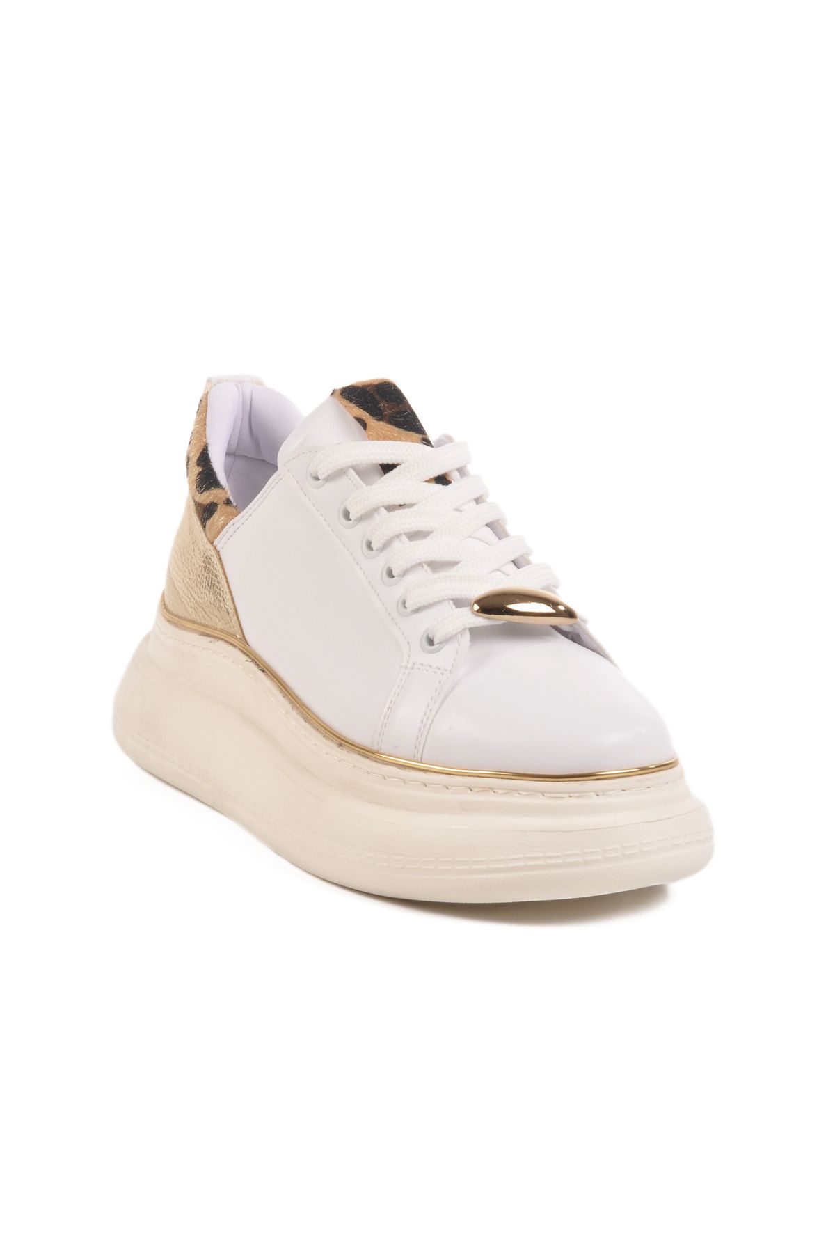 AYK'S Beyaz Yüksek Topuklu Kadın Sneaker T-300 Z