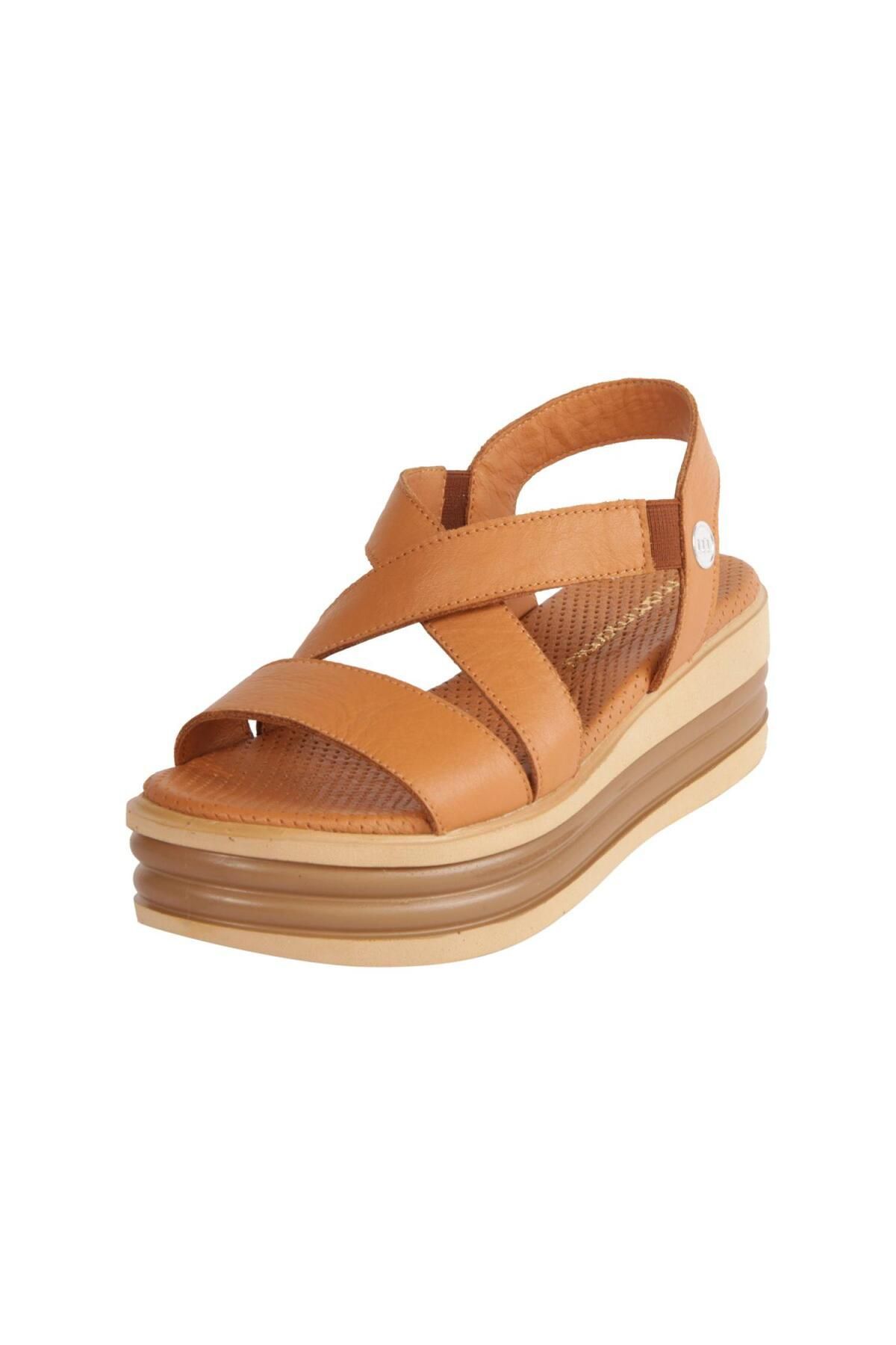 Mammamia D25Ys-2805 Kadın Deri Sandalet