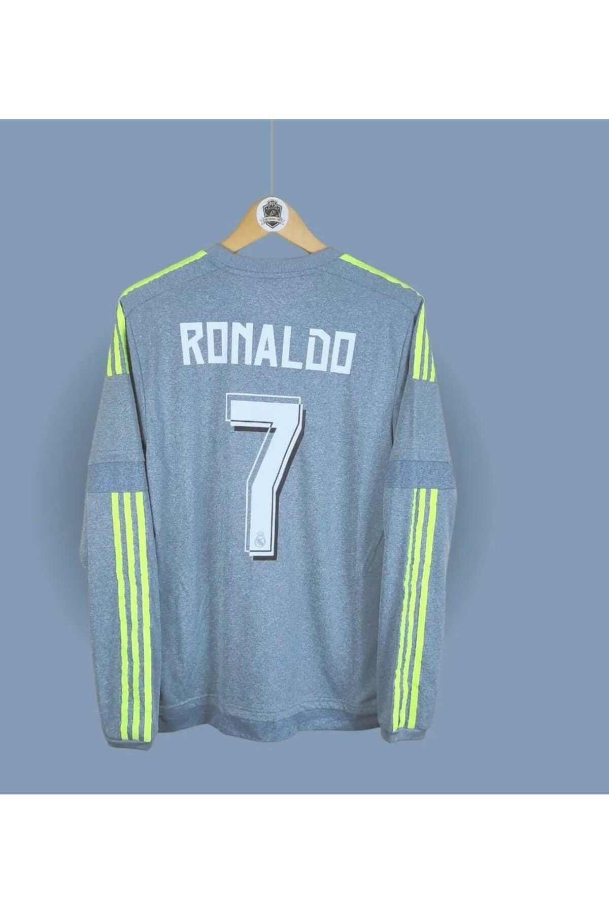 kombinezyum #7 Cristiano Ronaldo Real Madrid 2015/16 Sezonu Cristiano Ronaldo Alternatif Deplasman Forması (GRİ)