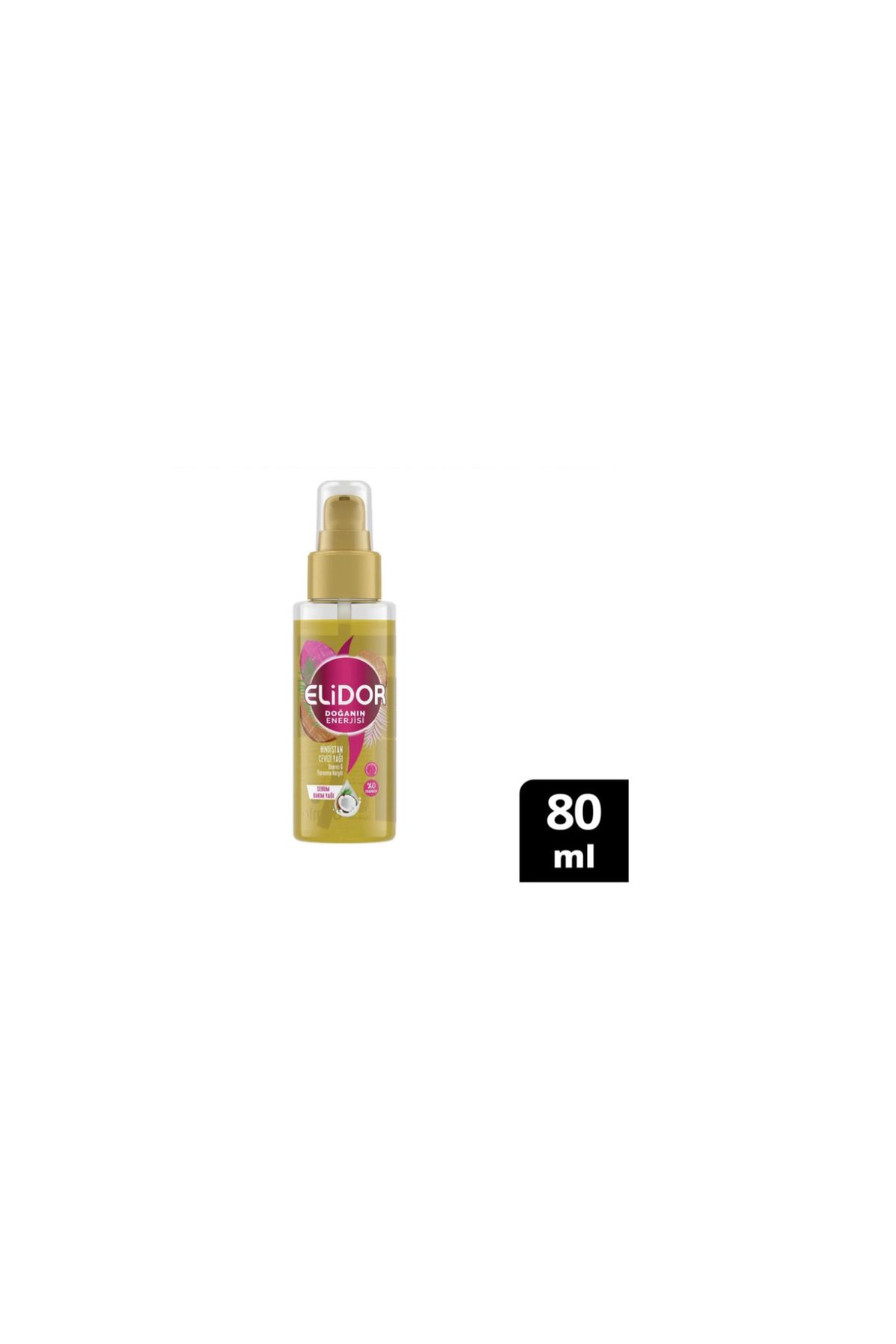 Elidor Saç Bakım Yağı Hindistan Cevizi Yağı Onarıcı Ve Yıpranma Karşıtı Serum 80 ml