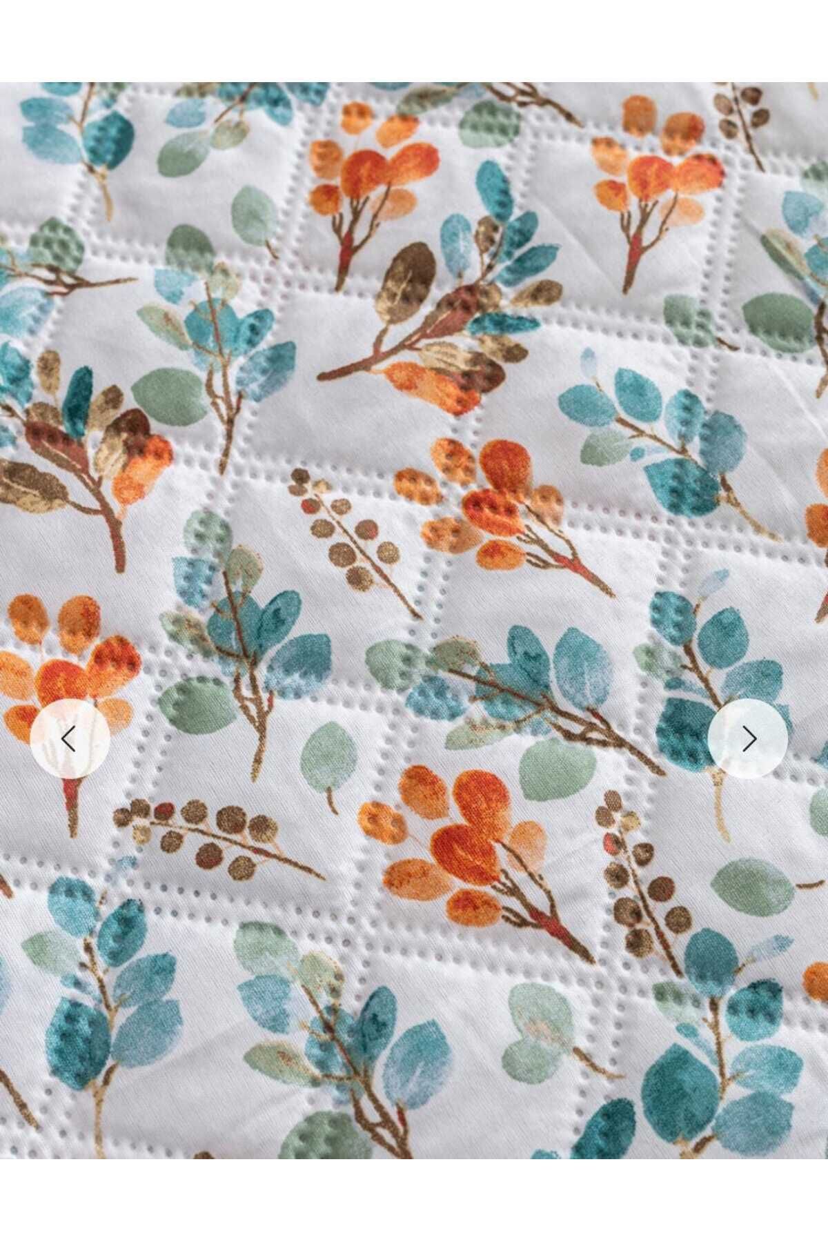 LC Waikiki-Lcw Home Mixed Flower Patterned Double Bedspread 200X220 cm 3