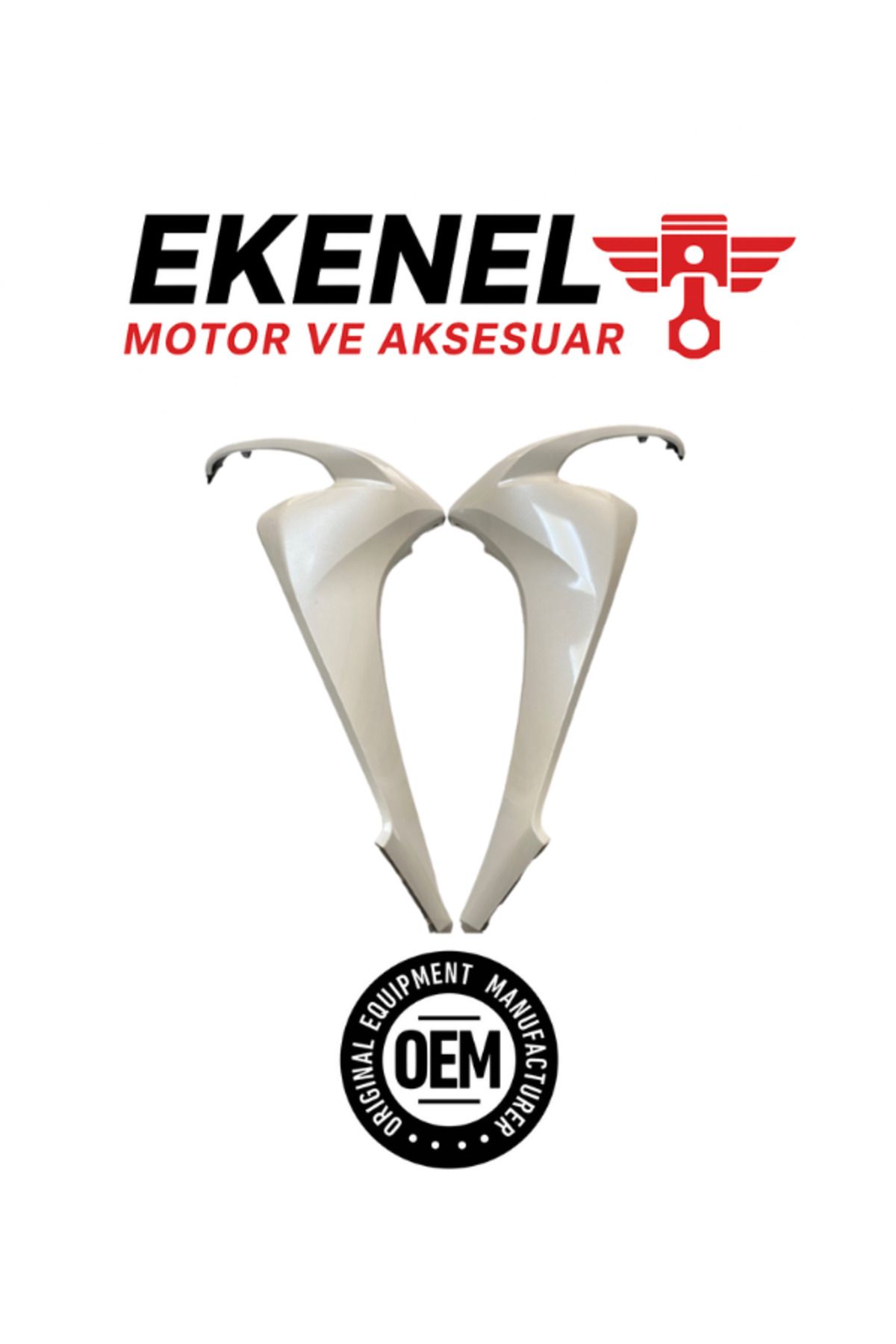 OEM Honda DİO110 Ön Dizlik Takım Beyaz OEM | Tam Uyumlu Gövde Takımı