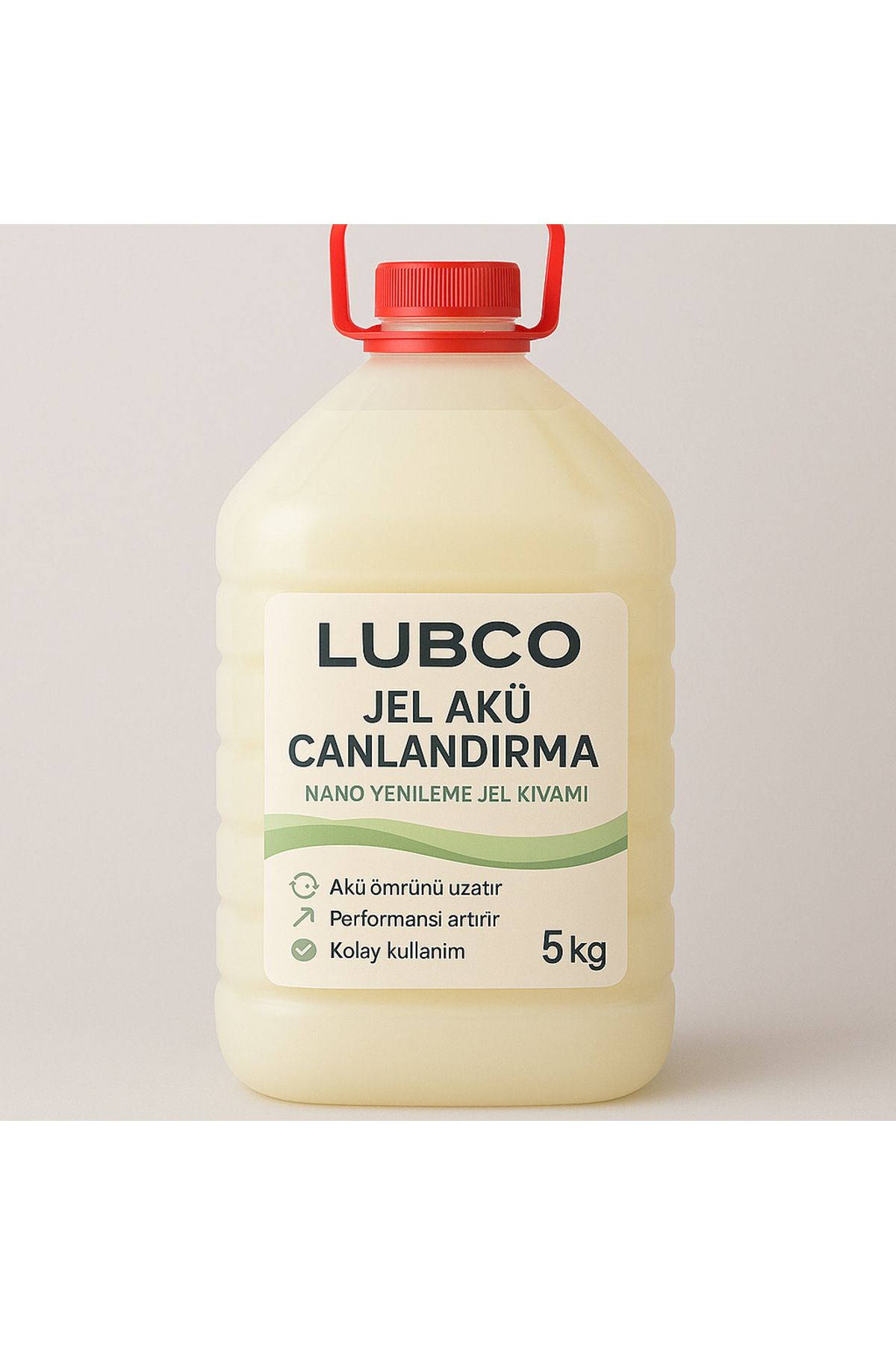 LUBCO Yeni Nesil jel Kıvamı Jel Akü Yenileme Rejaneratör Sıvısı 5 kg