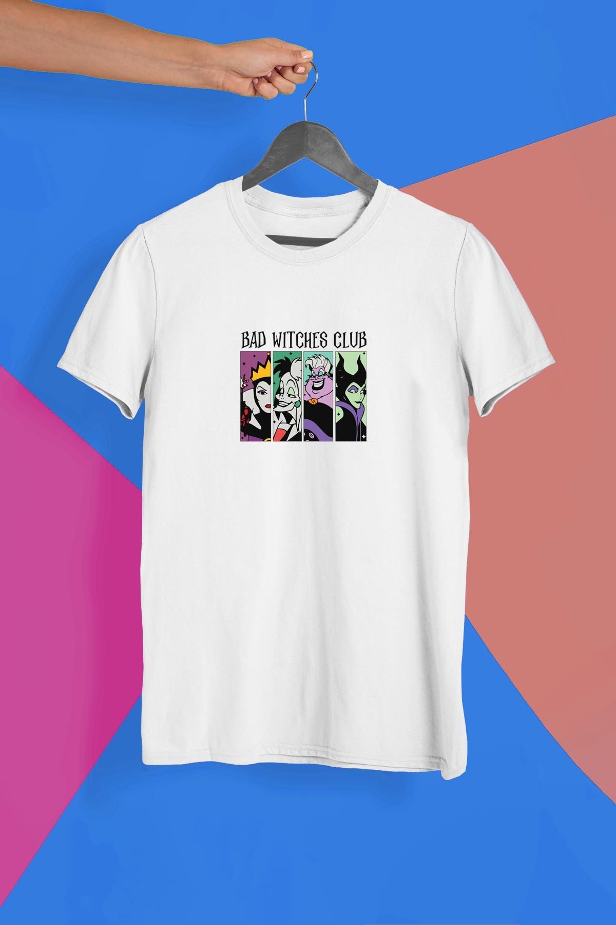 362BASKI Disney Bad Witches Club Baskılı Tshirt