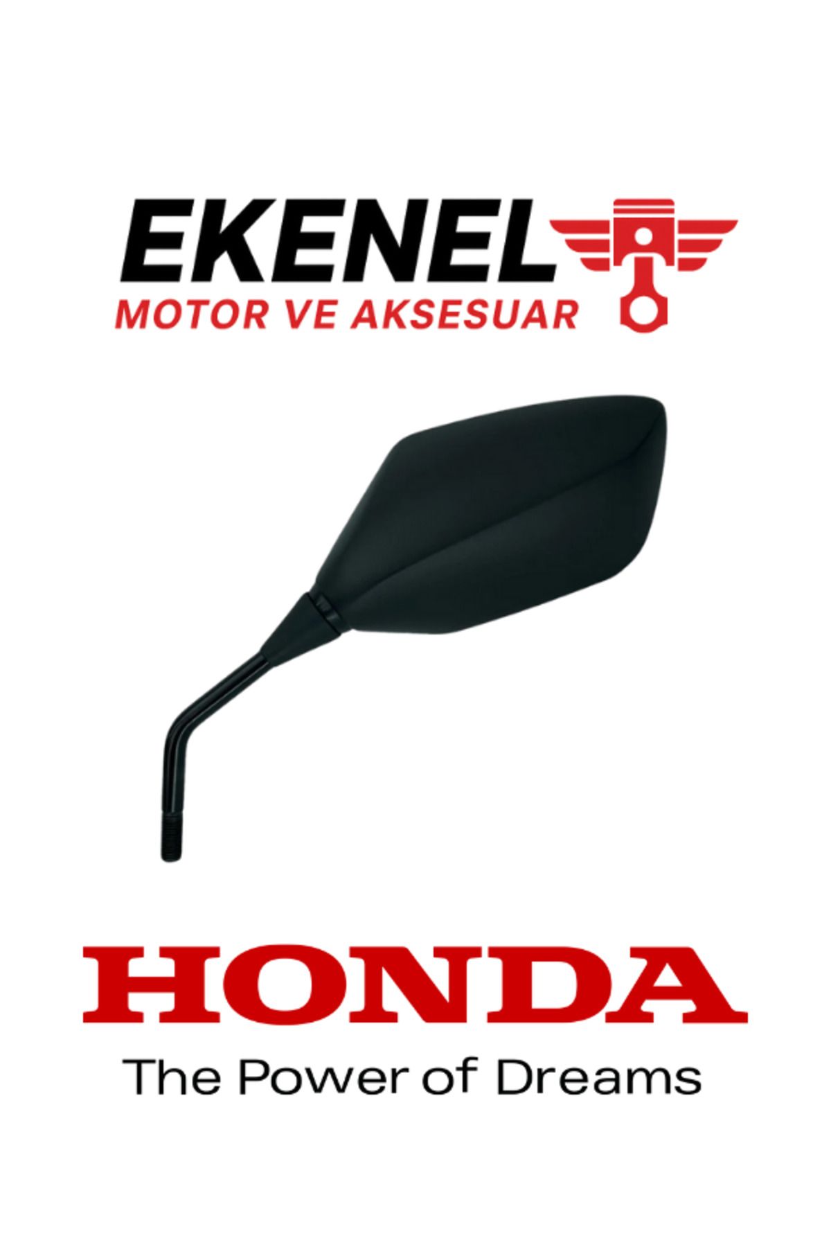 Honda DİO110 Sol Ayna Orijinal | Geniş Görüş Açılı Scooter Dikiz Aynası