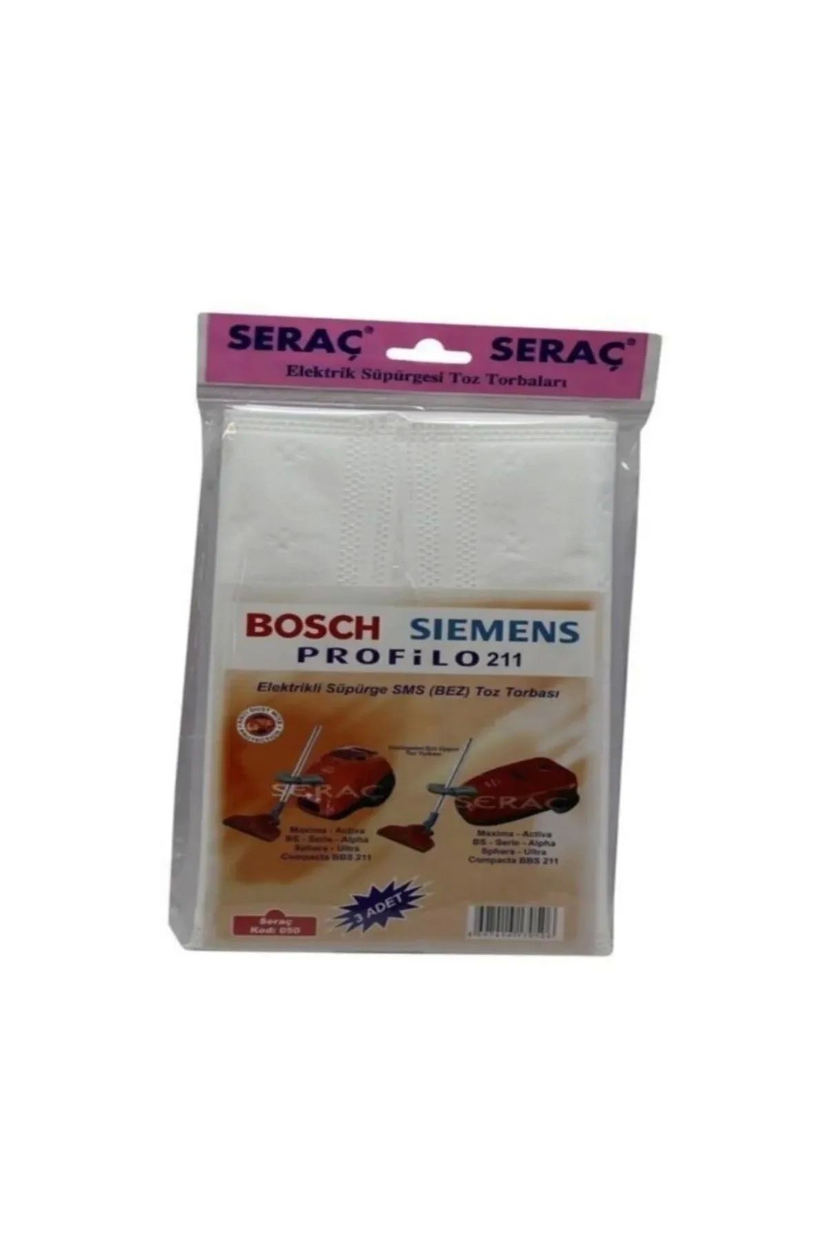 PRATİKOBA Bez Süpürge Torbası Bosch Siemens No:050 Süpürge Torbası Royaleks-68785
