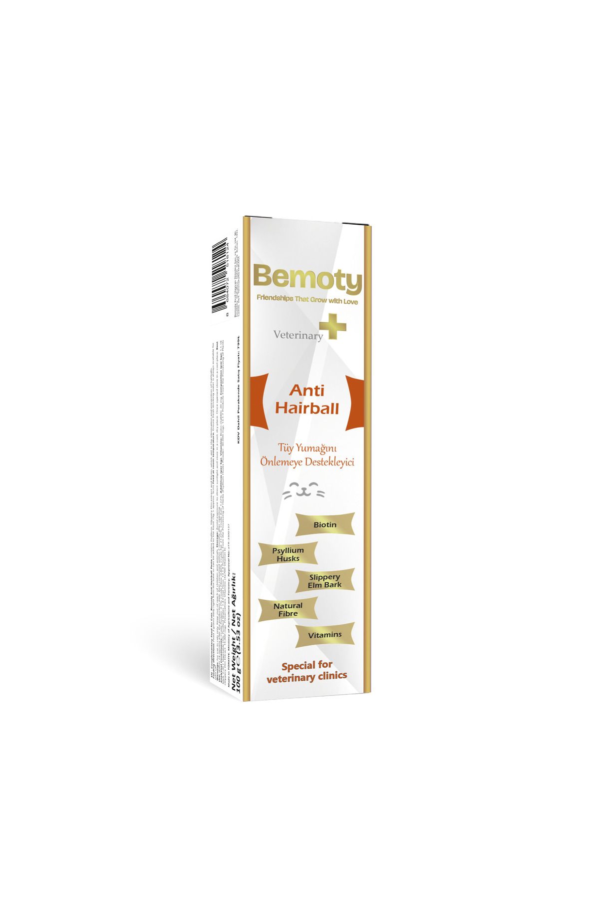 BEMOTY Anti Hairball Tüy Yumağı Önleyici Malt 100ml