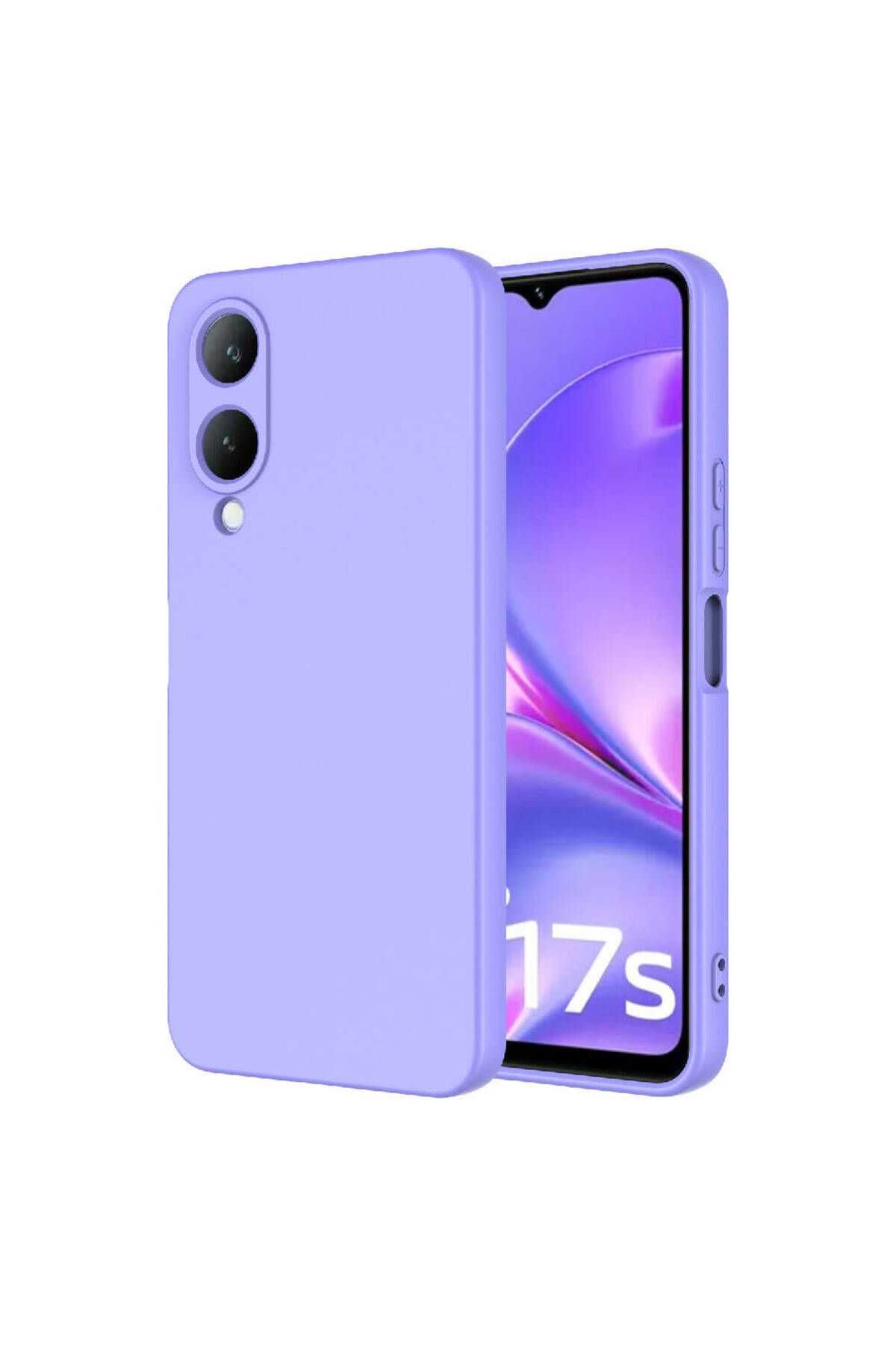 halkhouse Vivo Y17S Kılıf Renkli Esnek Kırılmaz Yüksek Koruma Silikon Marra Kapak