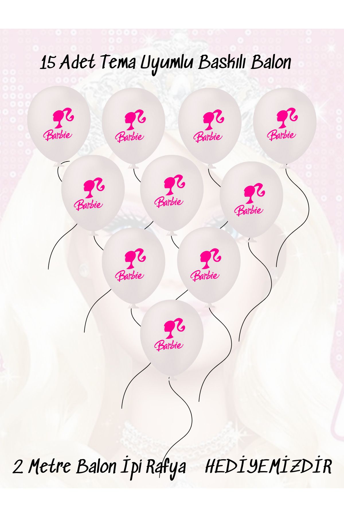 snowparty Tema Uyumlu Doğum Günü Parti Balonu Baskılı Balon