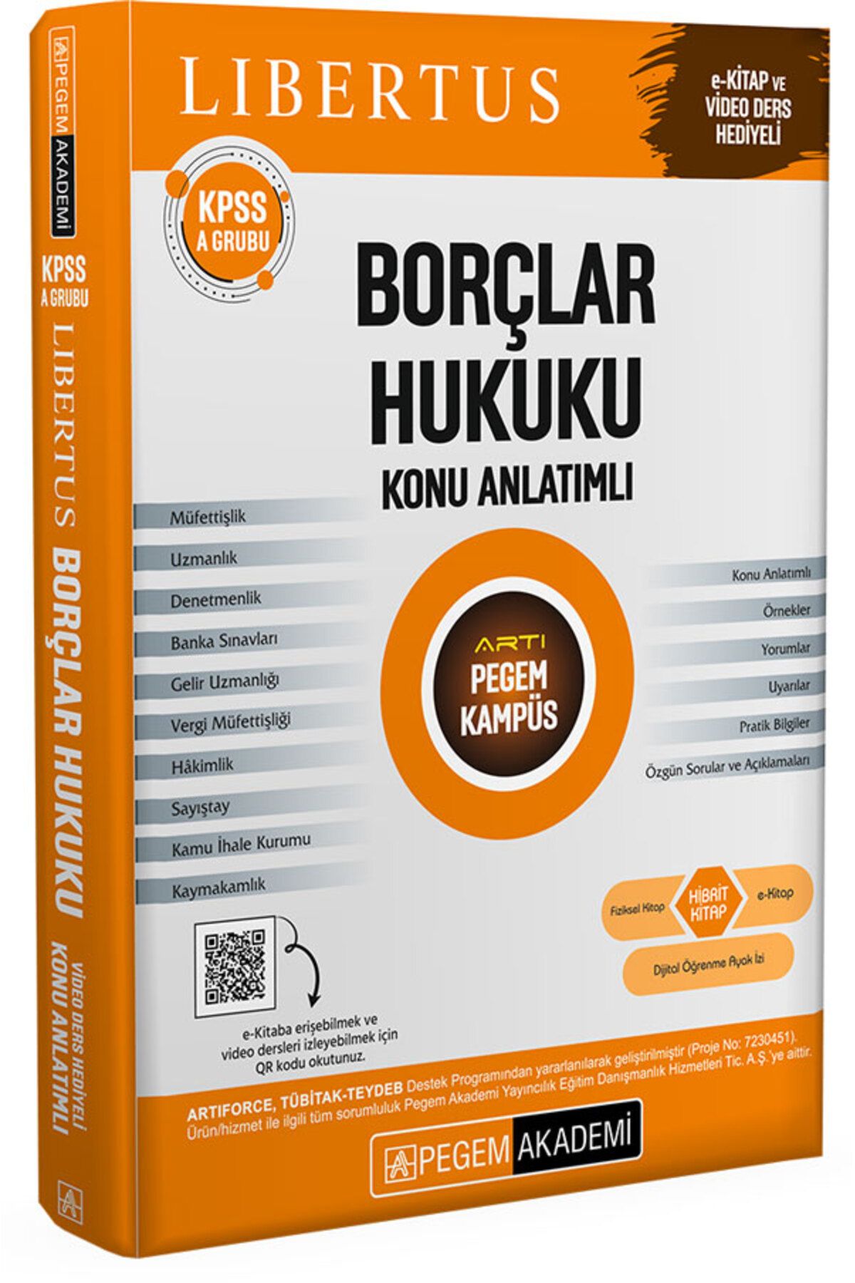 Pegem Akademi Yayıncılık KPSS A Grubu Borçlar Hukuku Konu Anlatımlı Pegem Yayınları