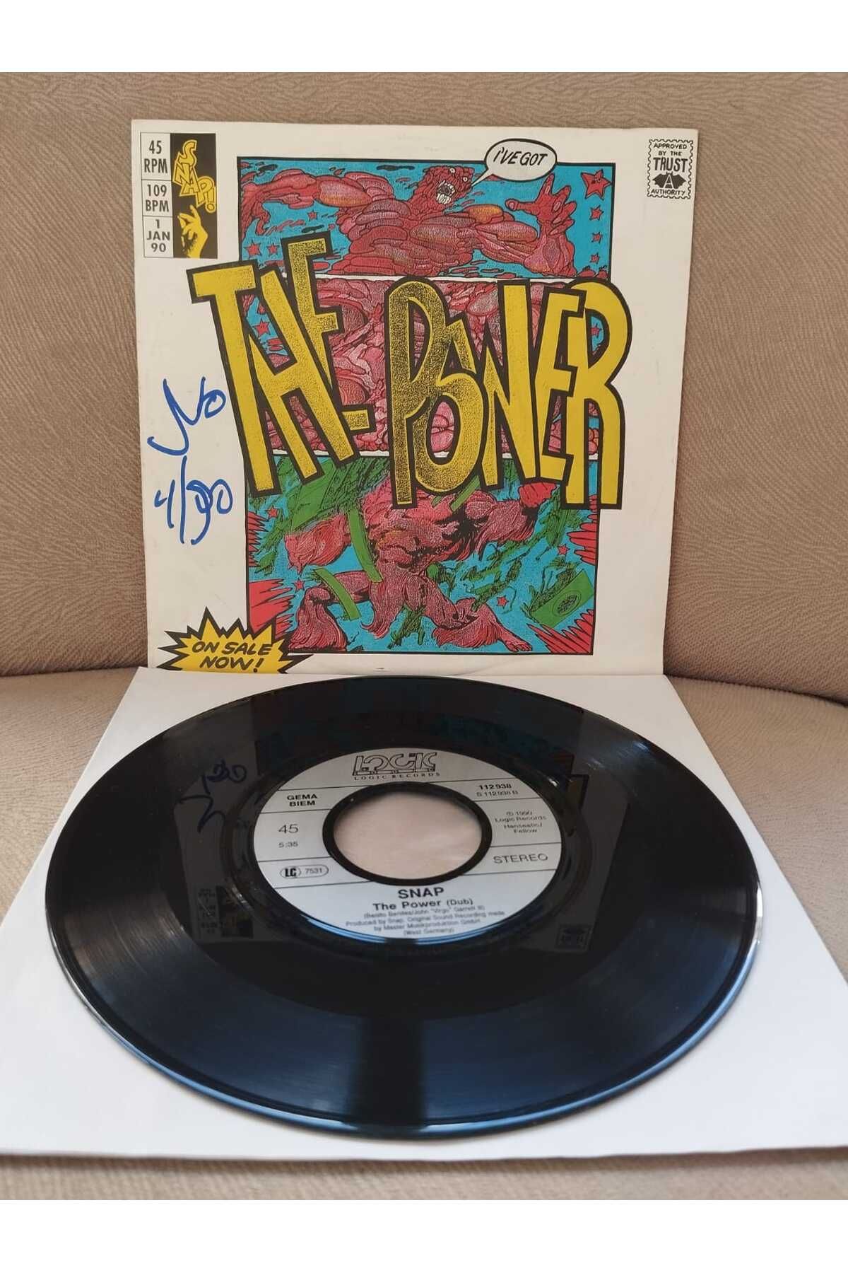 Plakperest SNAP - The Power - 1990 Almanya Basım 45lik Plak-2.EL