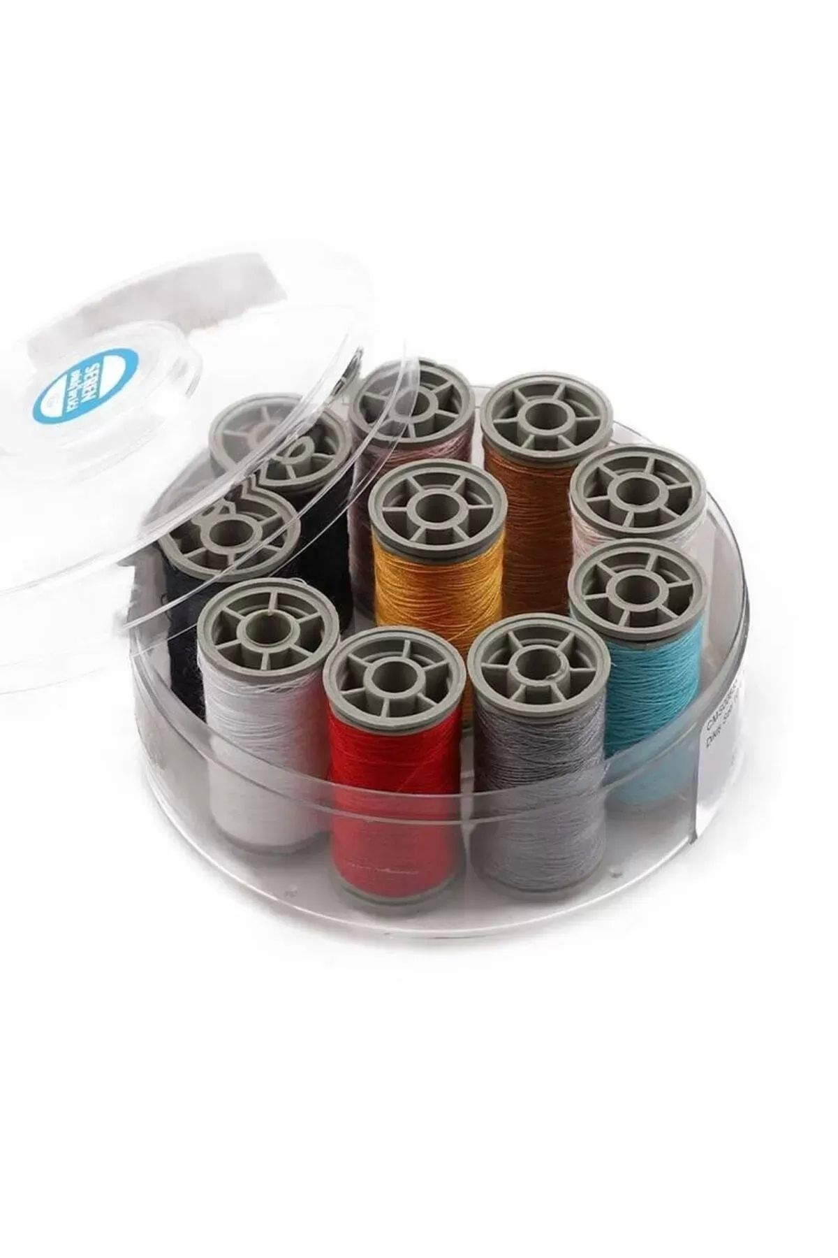 PRATİKOBA Zümrüt No:120 , %100 Polyester Dikiş Ipliği Kaliteli 10 Adet Farklı Makara Ip Royaleks-13073