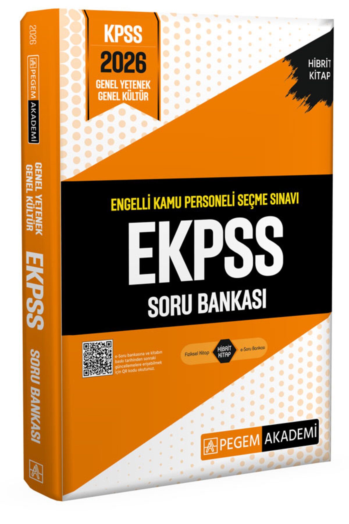 Pegem Akademi Yayıncılık 2026 E-KPSS Engelli Kamu Personeli Seçme Sınavı Soru Bankası Pegem Yayınları