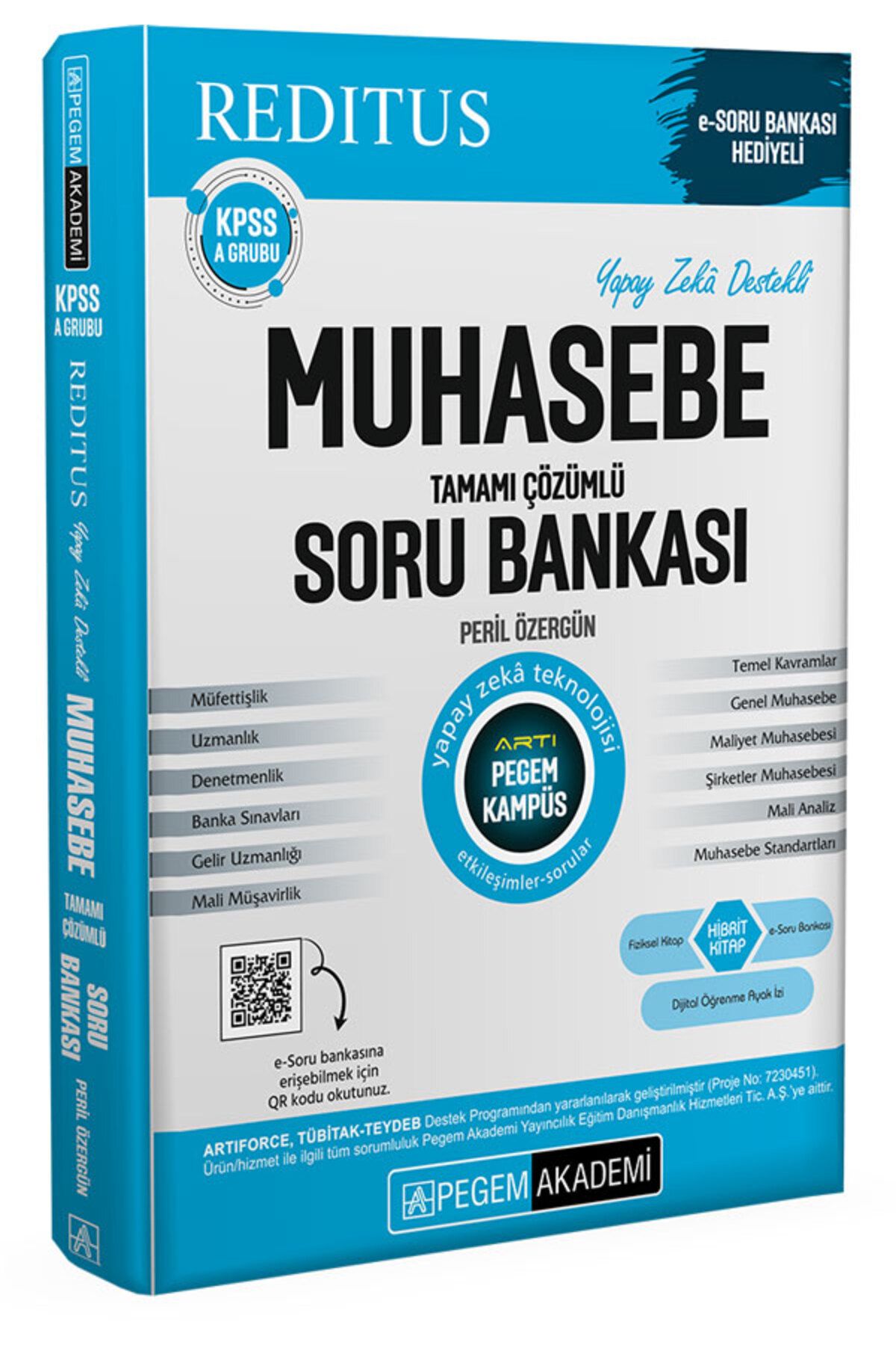 Pegem Akademi Yayıncılık KPSS A Grubu Muhasebe Tamamı Çözümlü Soru Bankası Pegem Yayınları