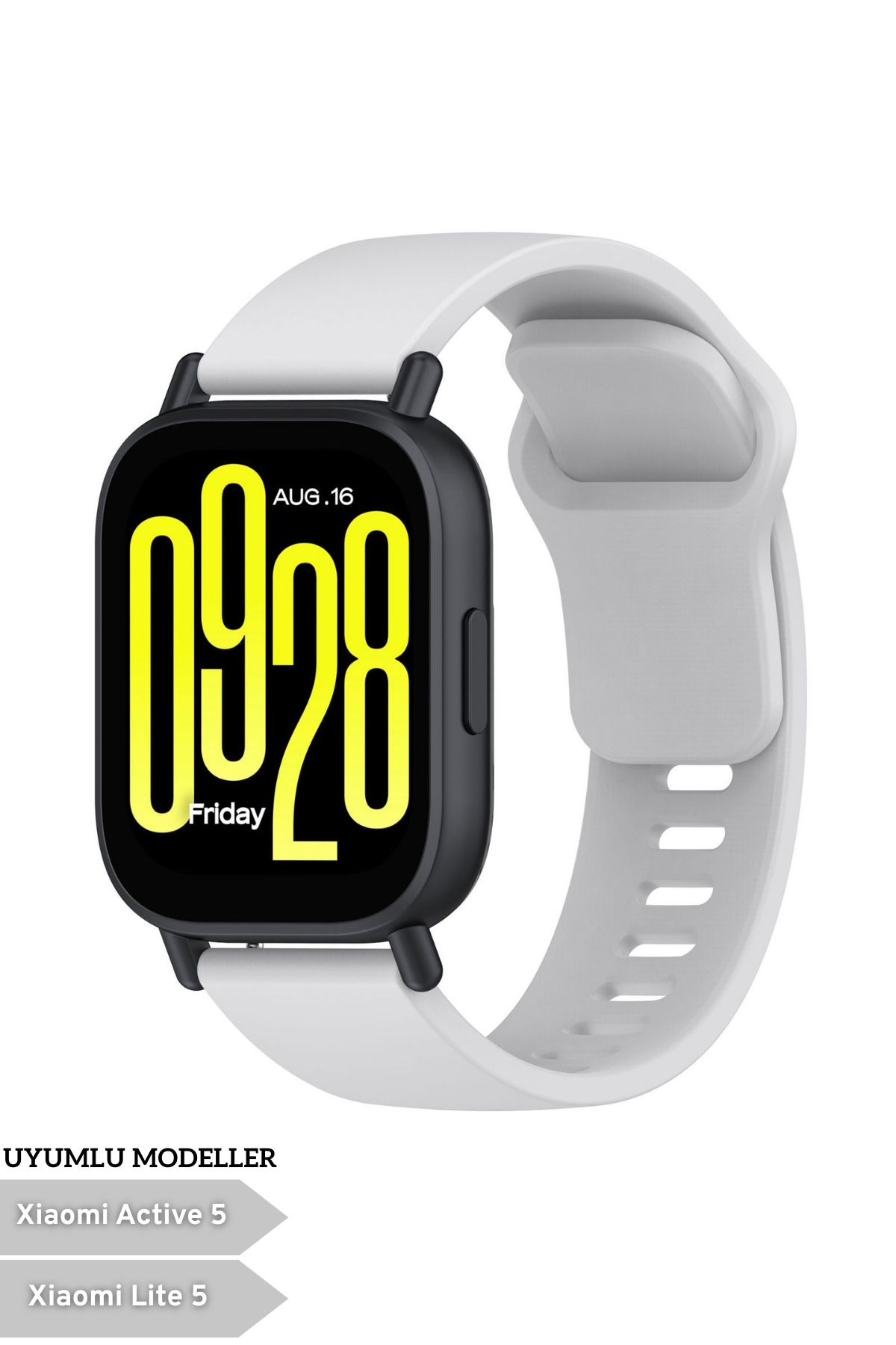 PSGT Xiaomi Redmi Watch5 Active/Lite Kordon Akıllı Saat Bileklik Kordonu Yumuşak Silikon Kayış