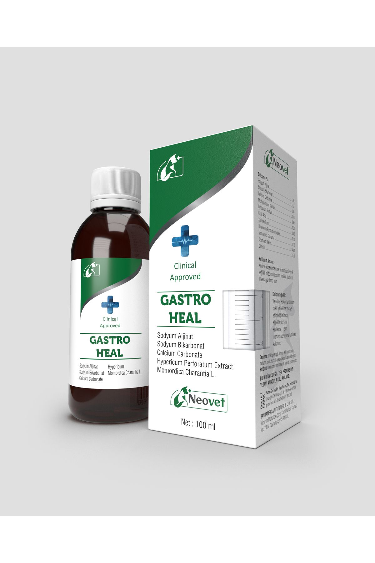 Neovet Gastro Heal (Çift Etkili Mide Koruyucu ve Kusma Azaltıcı Takviye)