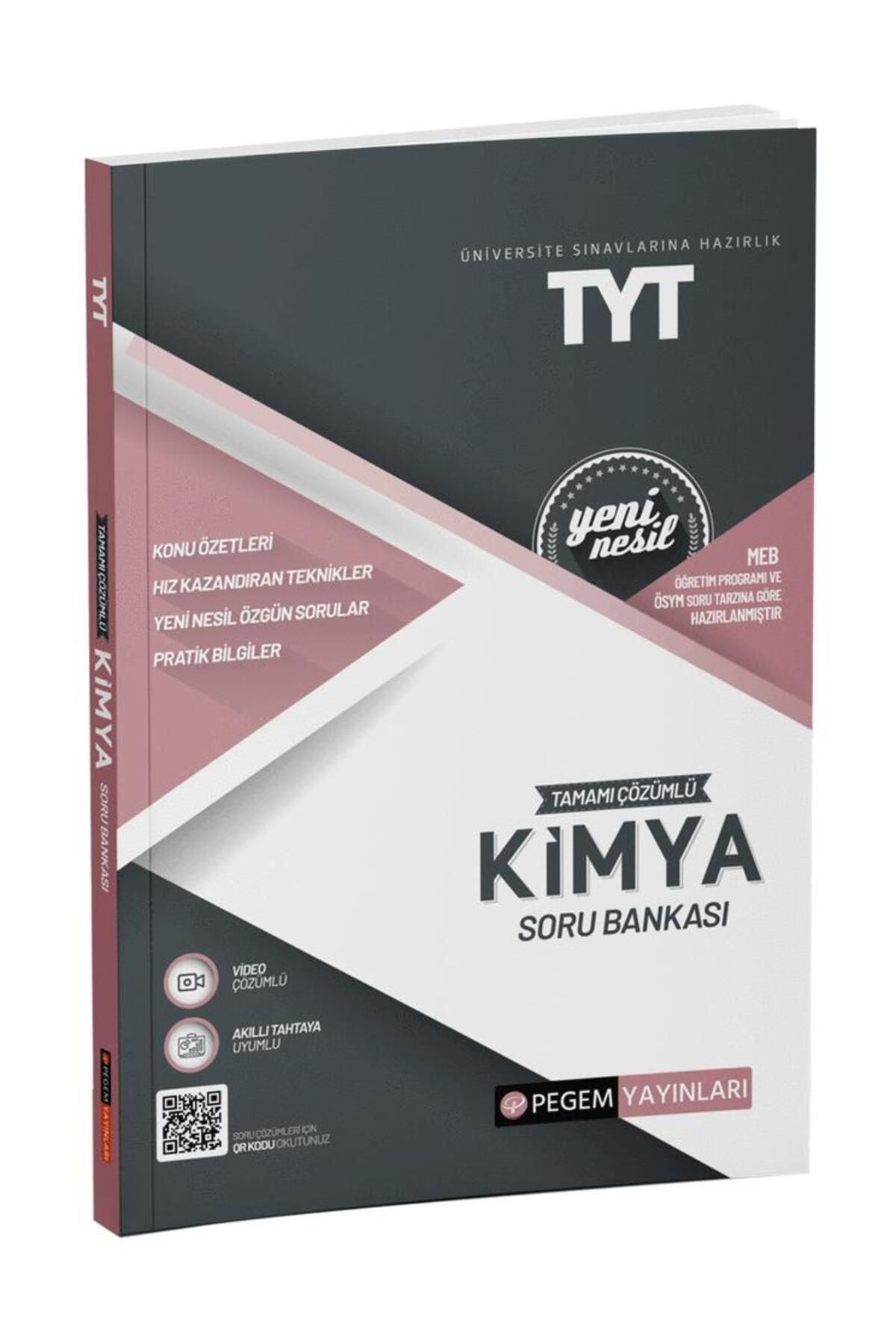 Pegem Akademi Yayıncılık TYT Kimya Soru Bankası Pegem Yayınları