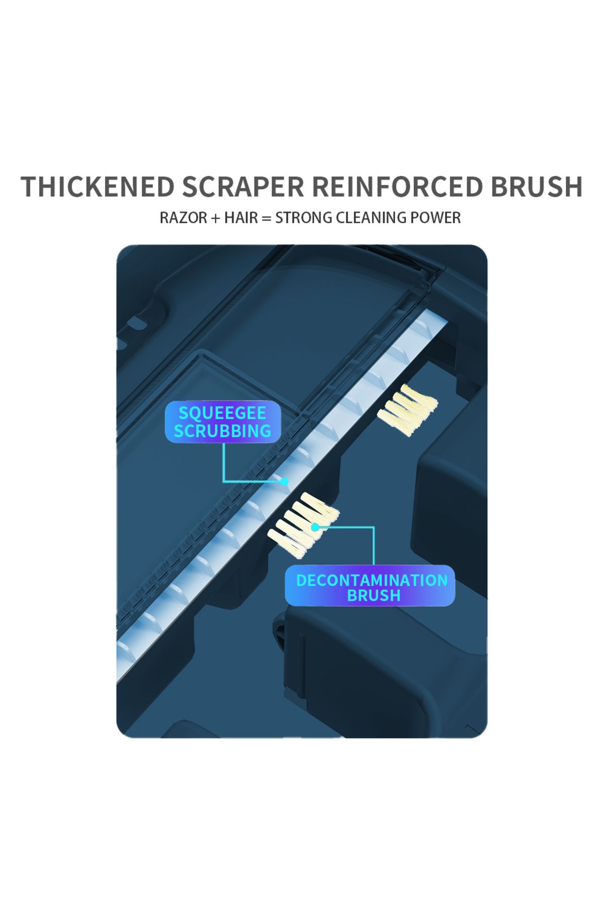 ELK-ELK 2 in 1 Smart Mop with Two Separate Tanks for Clean and Dirty Water with Unique Design and Free Cleaning Slippers 8