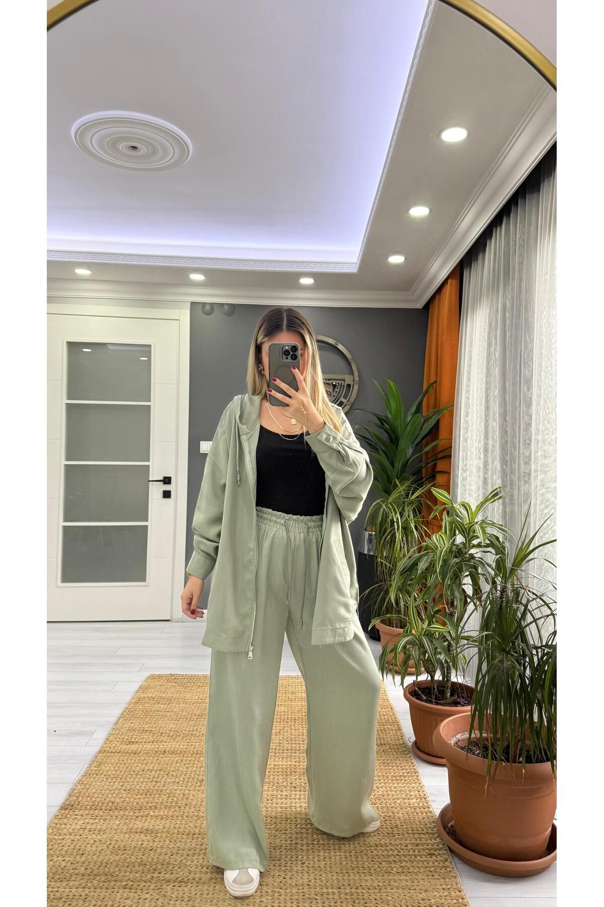 SEVİNÇ GÜNGÖR 2 li takım yeşil