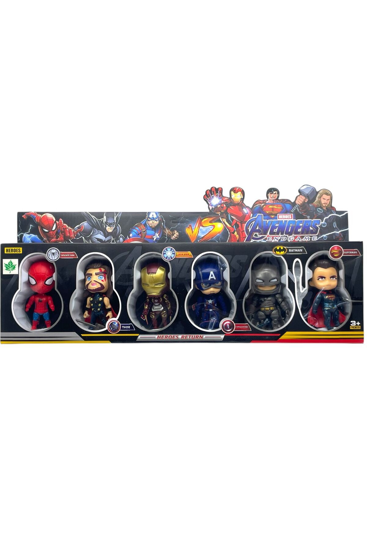 SCOWETTO Avengers karakterin 6’Lı Oyuncak figür seti 9cm