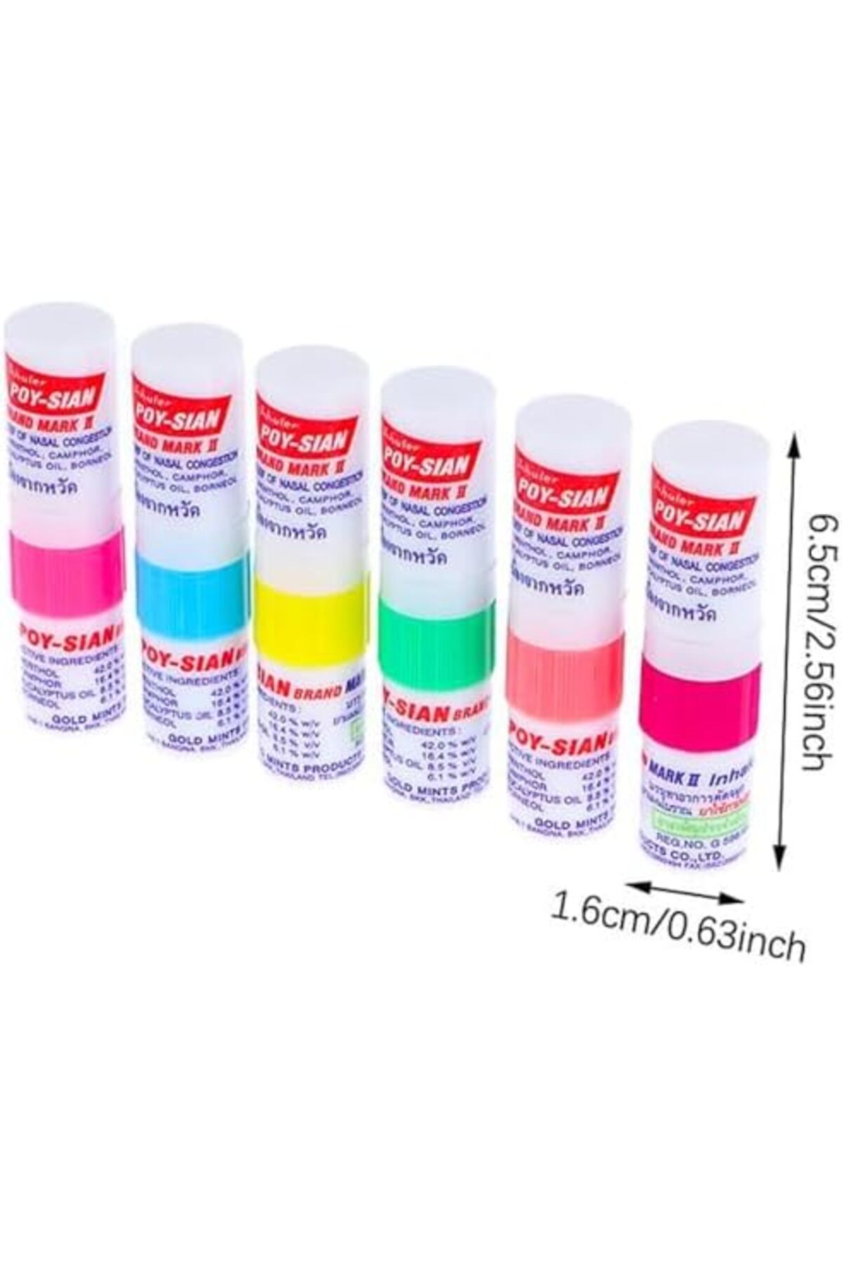 Skin Generics-POY-SIAN Mark II Menthol Nasal Inhaler (Pack of 6) 5