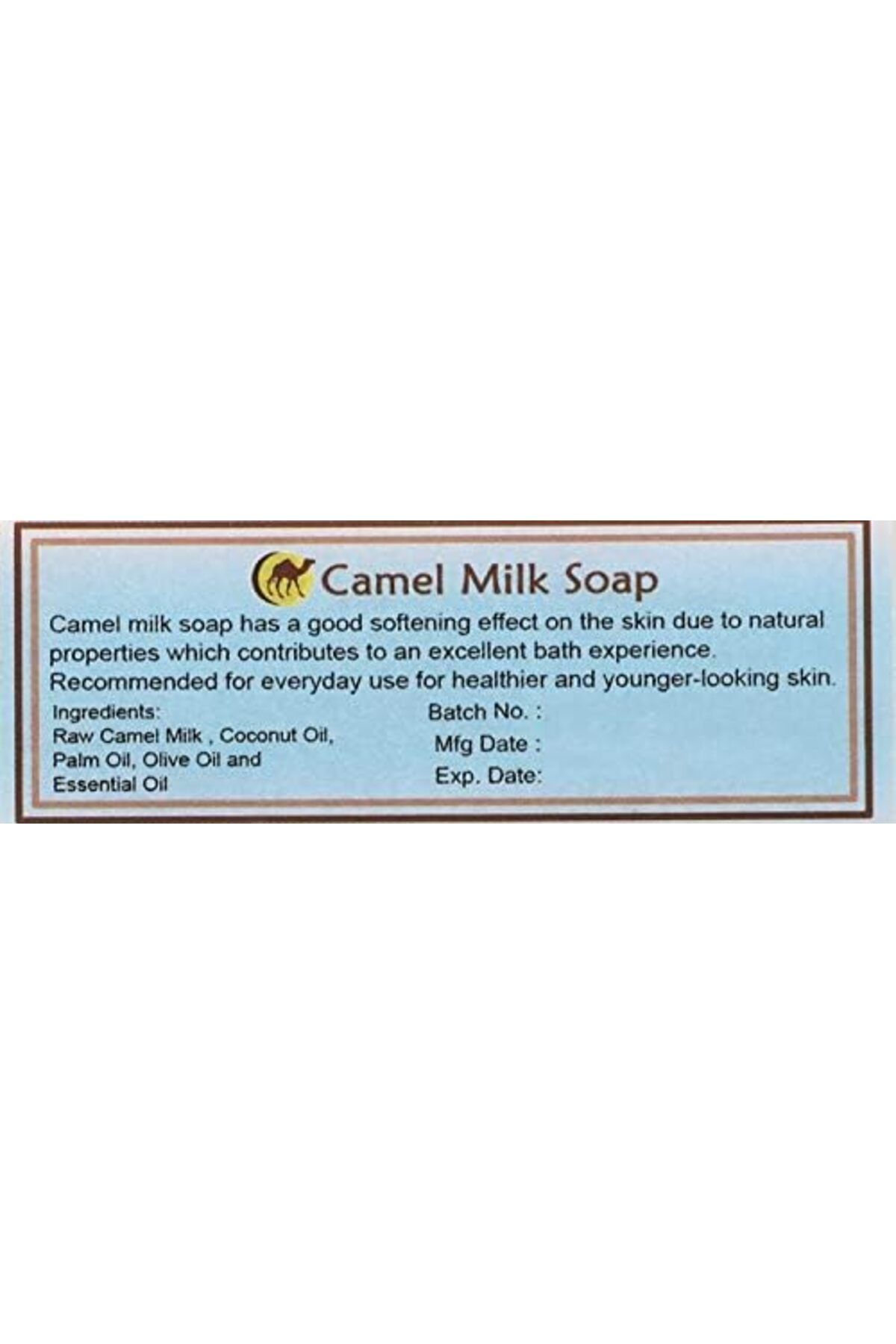 PUREFORM-Nourishing and Smoothing Anti-Cellulite Camel Milk Soap - 160 gm 6