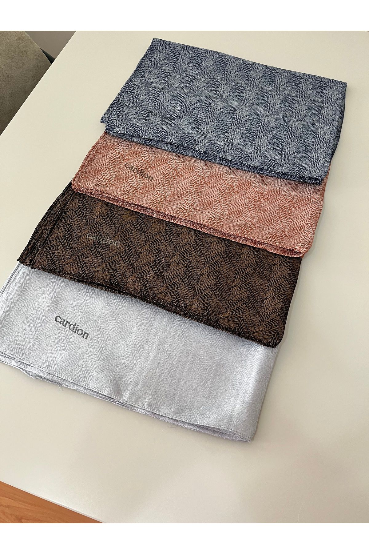 Altan Cotton Balıksırtı Jakarlı Şal