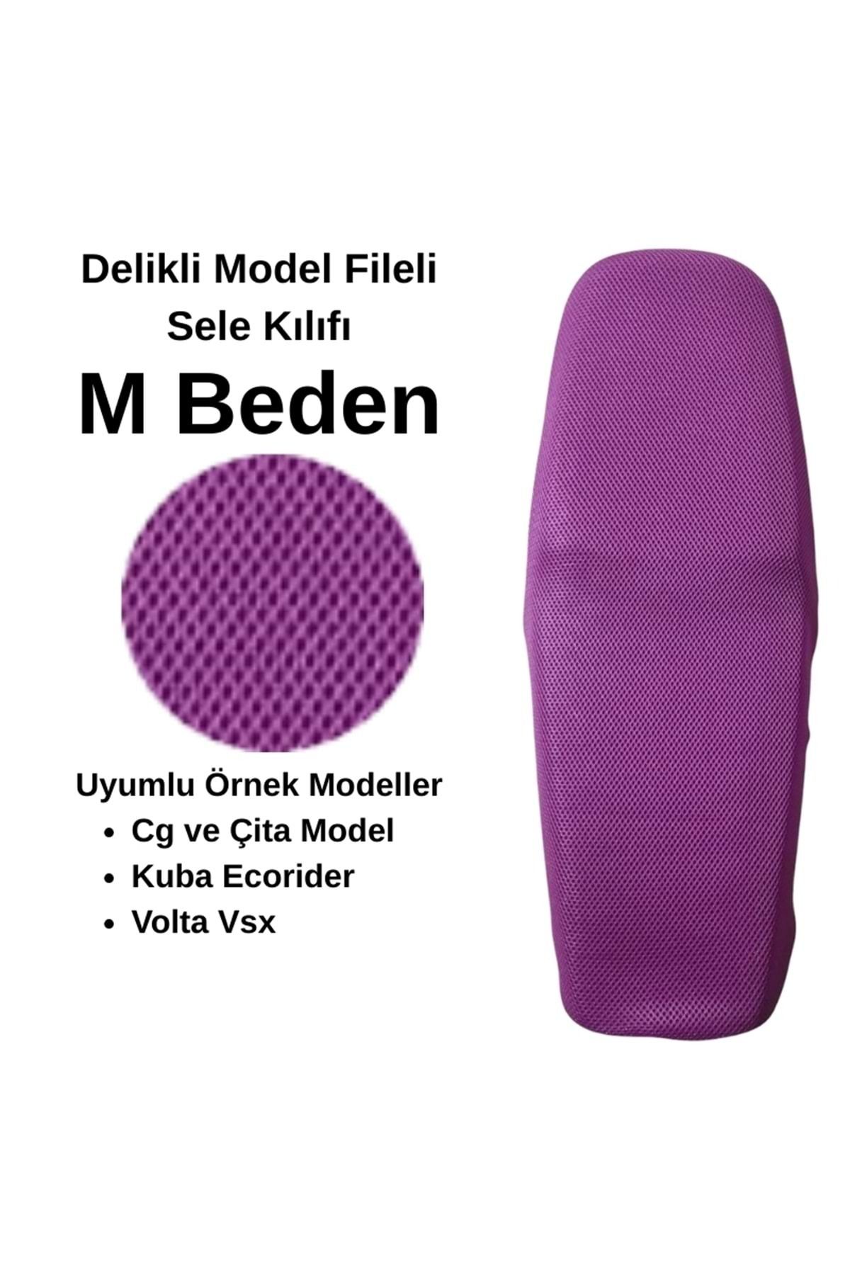 EŞREFOĞLU-EMA MOTOSİKLET SELE KILIFI FİLE FUŞYA PEMBE M BEDEN