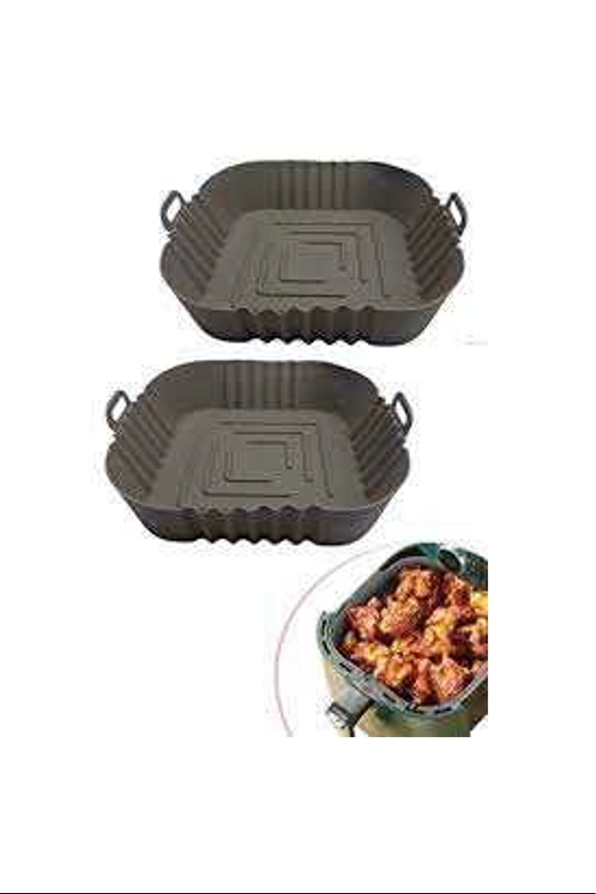 PRATİKOBA Airfryer Pişirme Matı Kare Royaleks-SL-3251