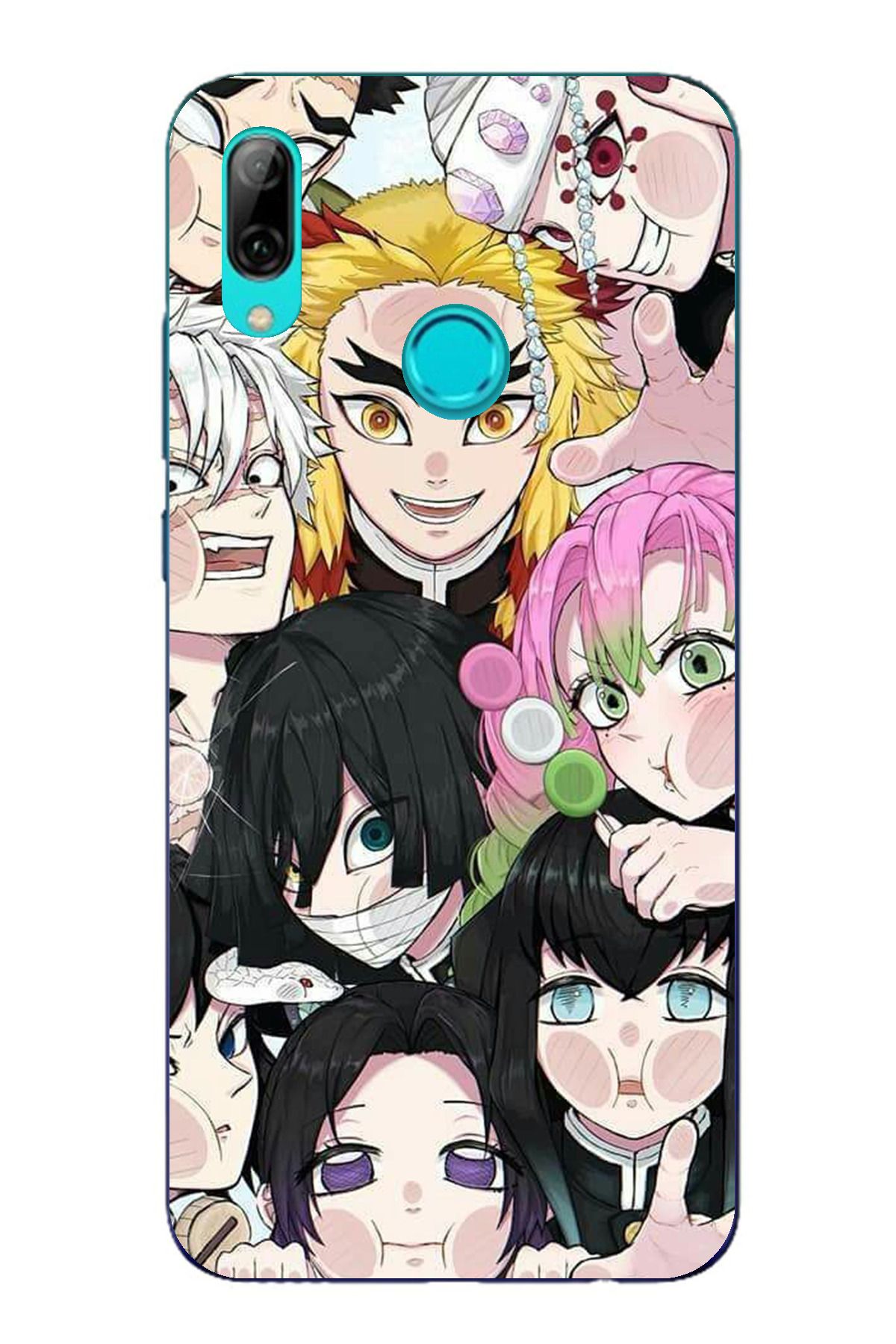 TechTree Huawei P Smart 2019 Uyumlu Demon Slayer Manga Şeffaf Silikon Kılıf