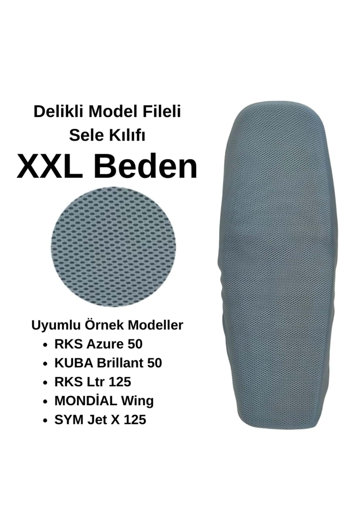 EŞREFOĞLU-EMA SCOOTER SELE KILIFI FİLE GRİ XXL BEDEN