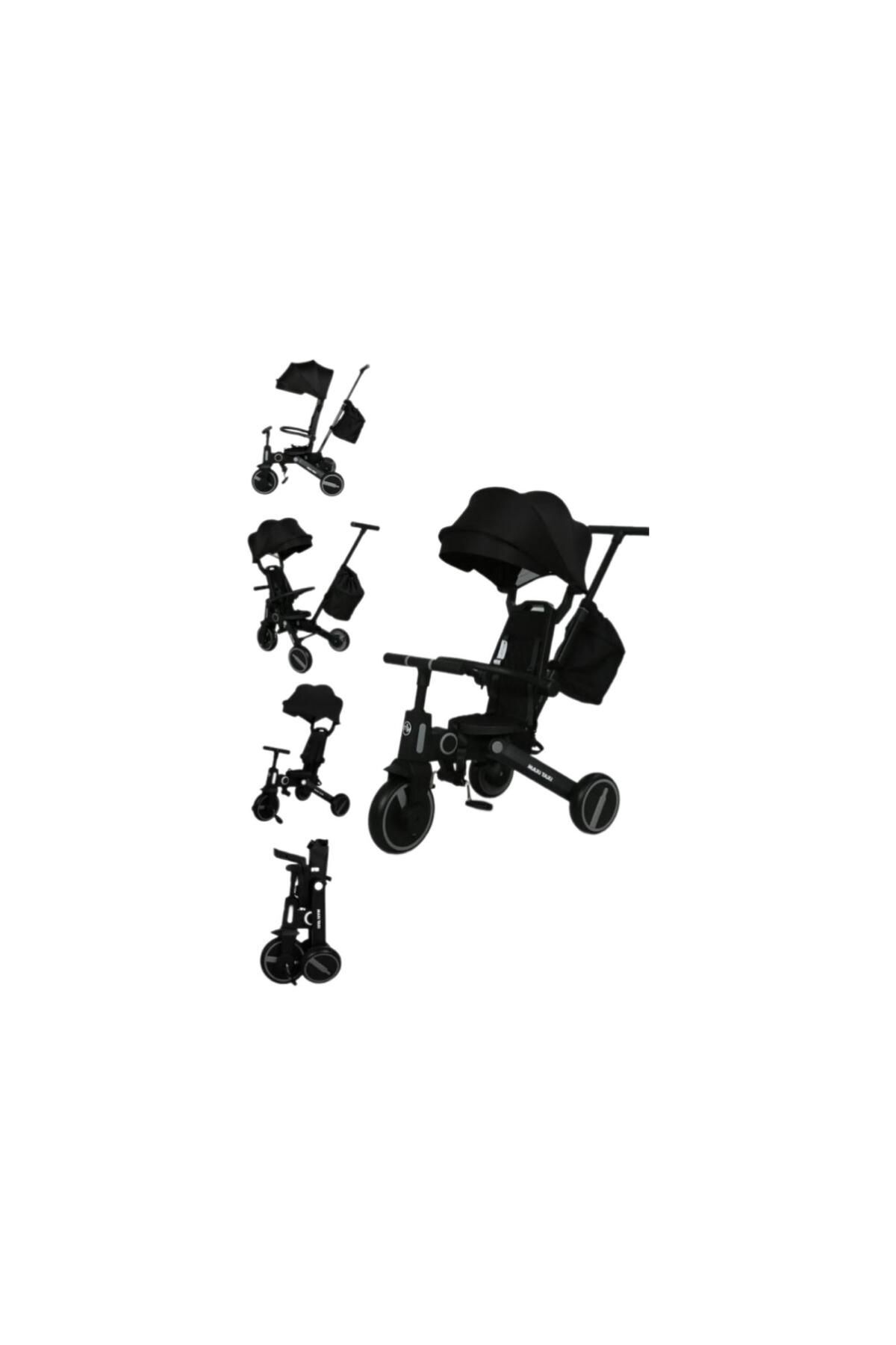 Luxmom Trike Ebeveyn Kontrollü Çift Yönlü Katlanabilir Bisiklet