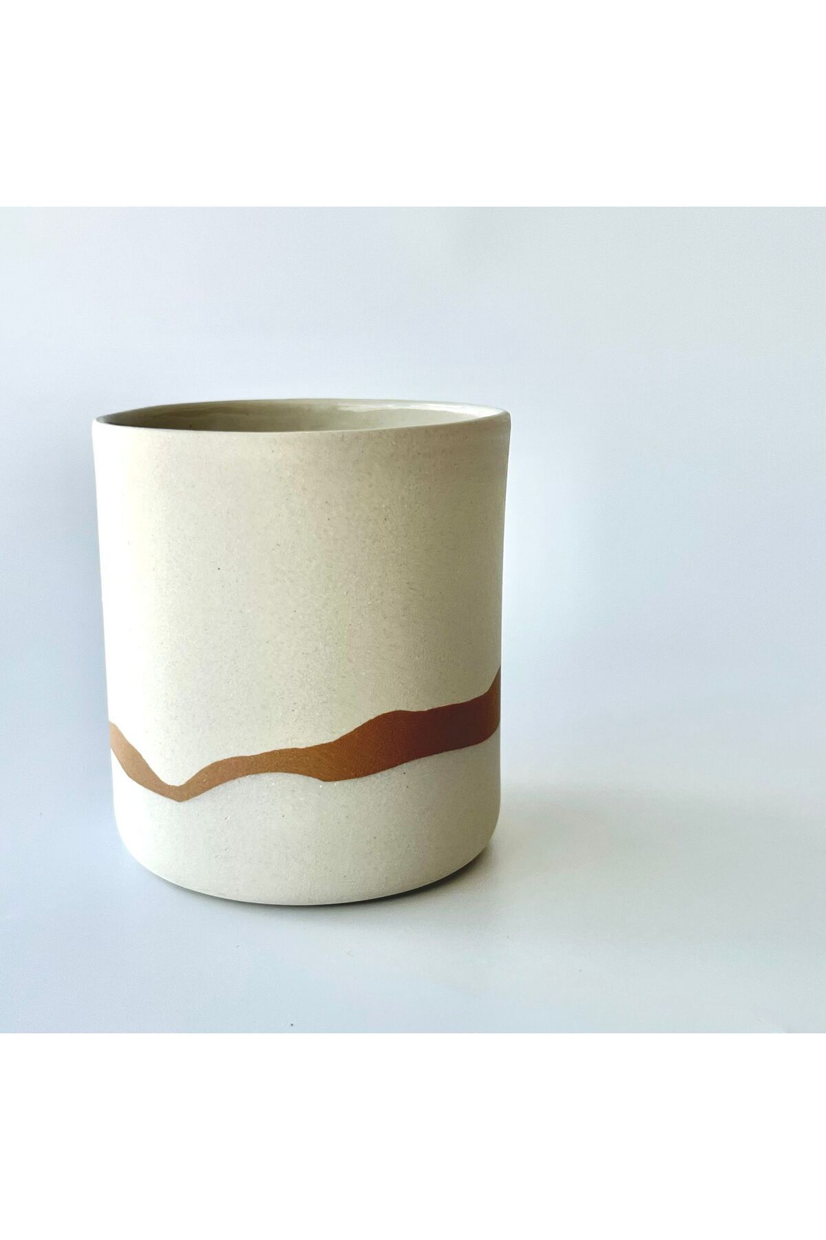 olla Dalga Desenli Mug Bardak